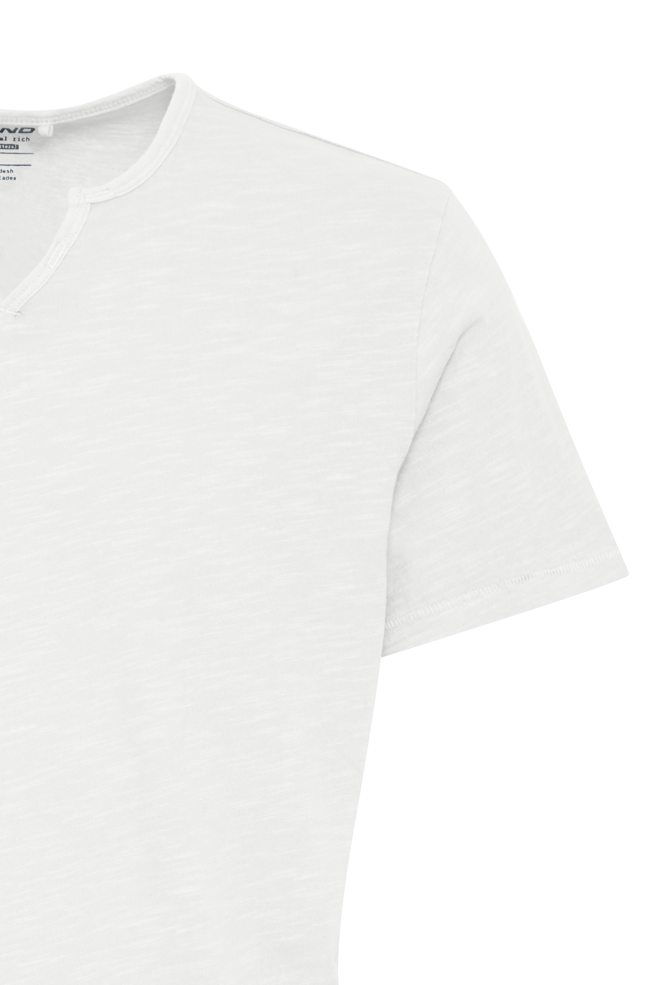 Blend T-Shirt "BHAshton split neck tee" mit Deko-Knopfdetail am Ausschnitt günstig online kaufen