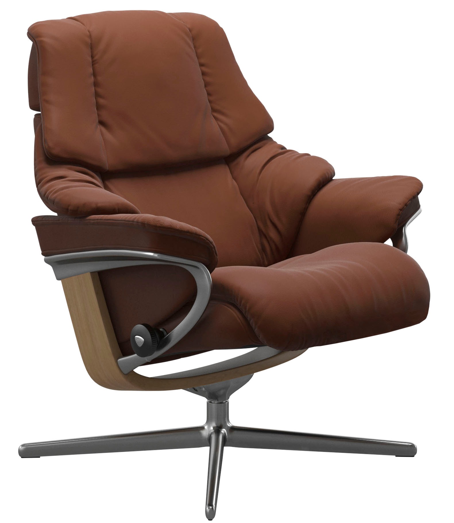 Thumbnail - Stressless Relaxsessel "Reno" mit Cross Base, Größe S, M & L, Holzakzent Eiche