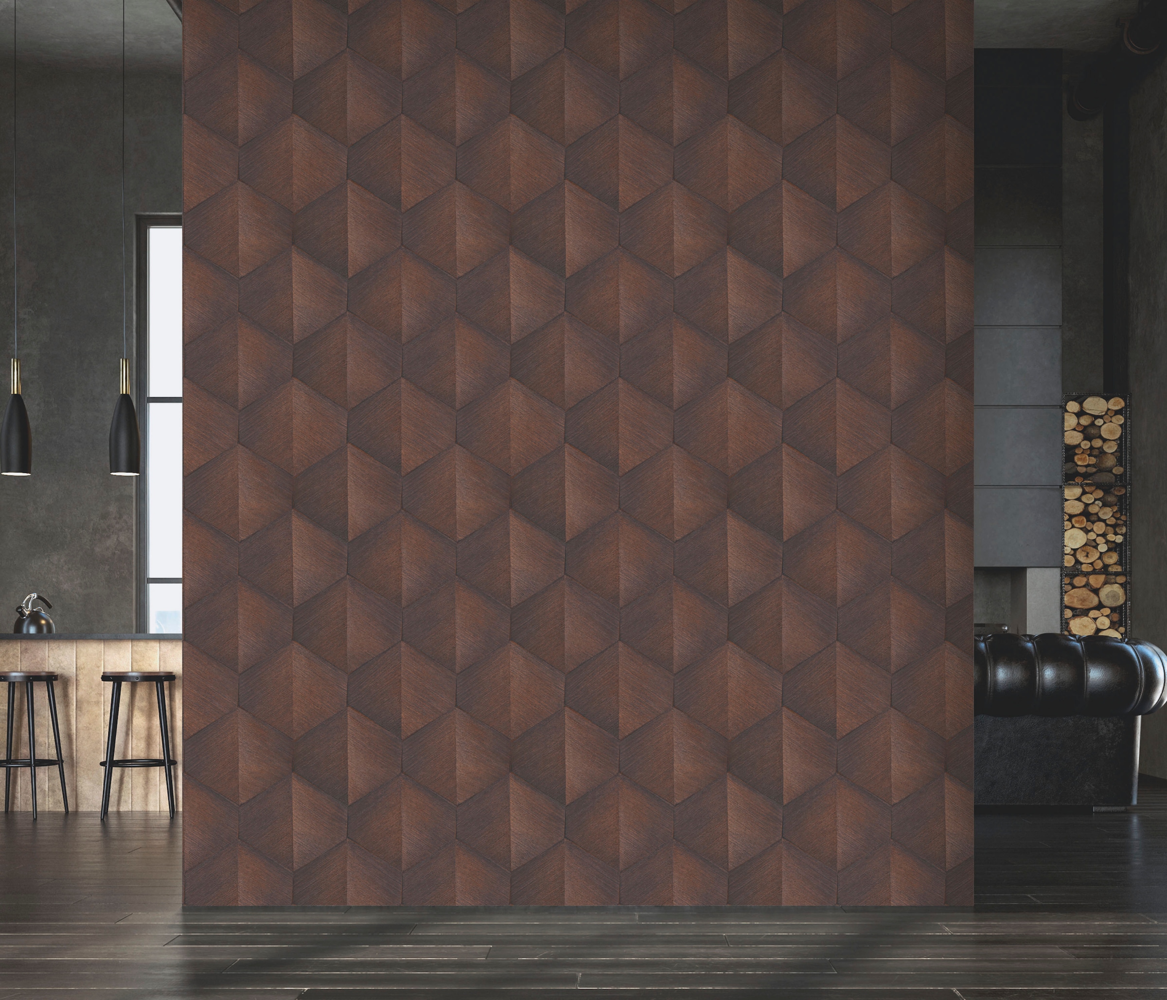 Fashion for walls Vliestapete »Prisma«, 3D-Optik, Phthalate frei