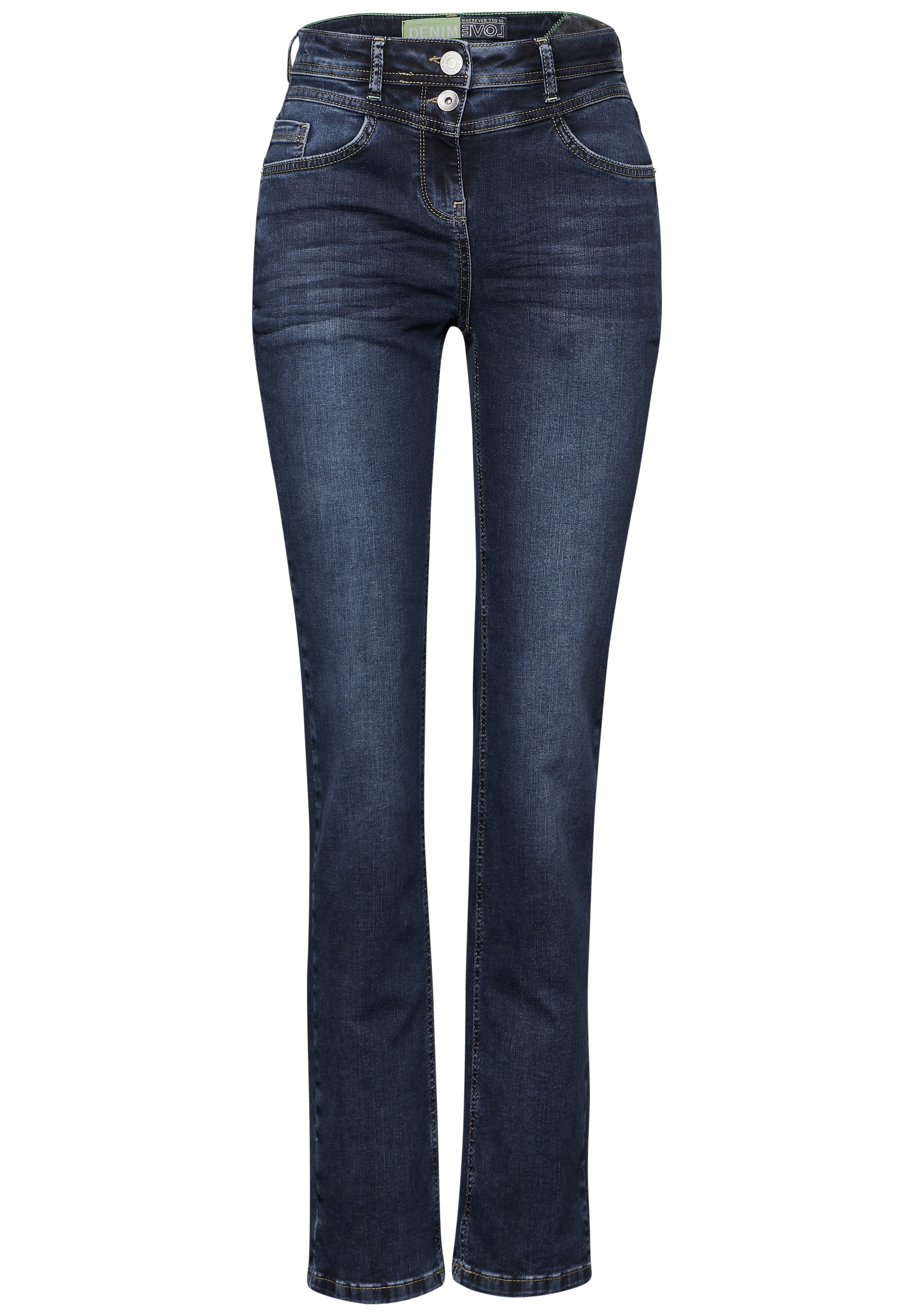 Cecil Comfort-fit-Jeans, Middle Waist