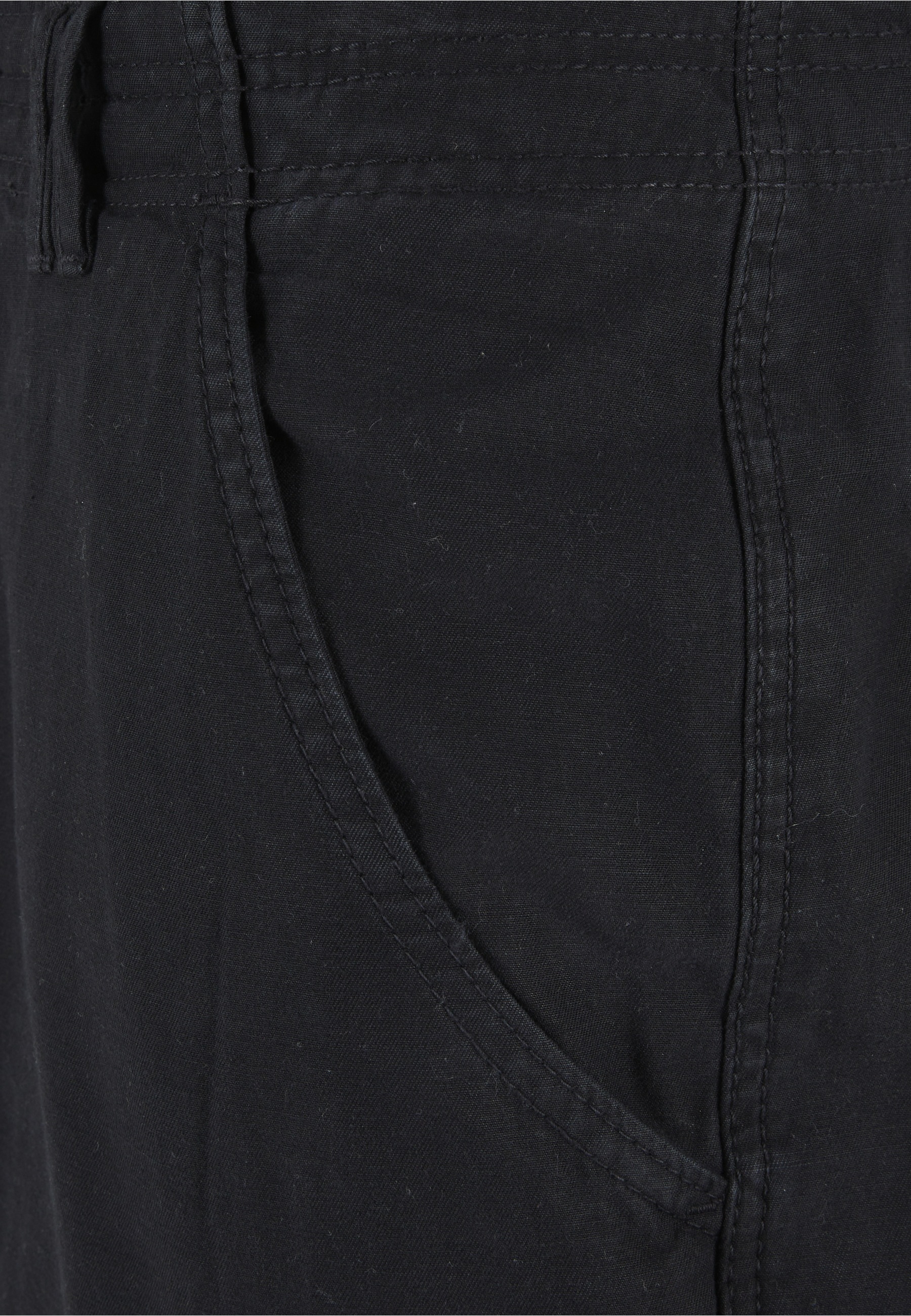 Cargohose URBAN CLASSICS "Urban Classics Herren Double Cargo Pants", Herren, Gr. 38, Normalgrößen, schwarz, 100% Baumwolle, unifarben, normal, Hosen Cargohose 2