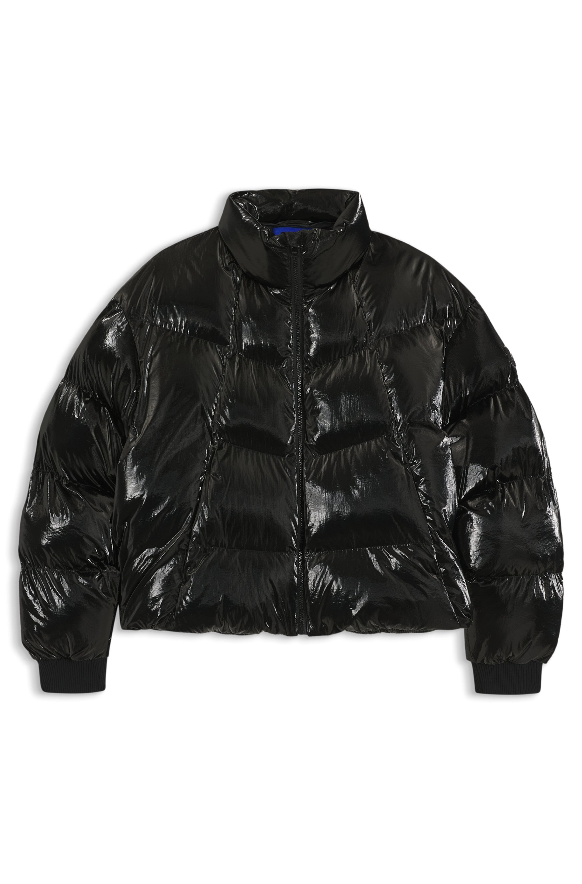 HUGO Blue Steppjacke »Fiorella« in verkürzter Länge, Kordelzug im Saum