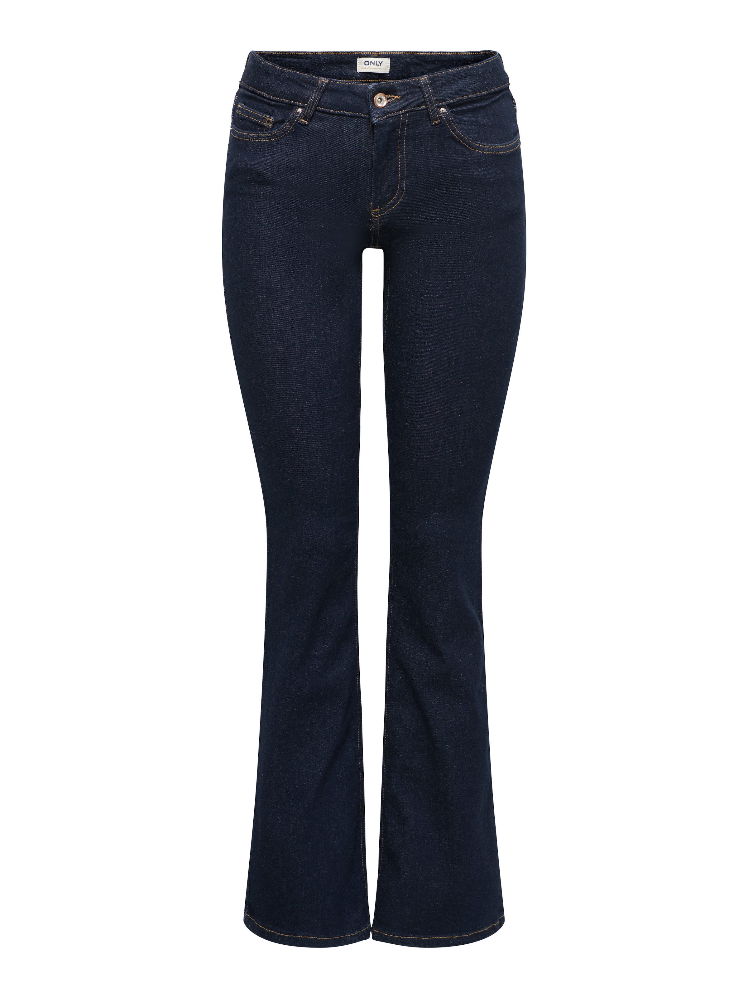 ONLY Bootcut-Jeans »ONLBLUSH – Bootcut-Jeans mit niedriger Leibhöhe und Stretch« Baumwollmischung, bootcut fit