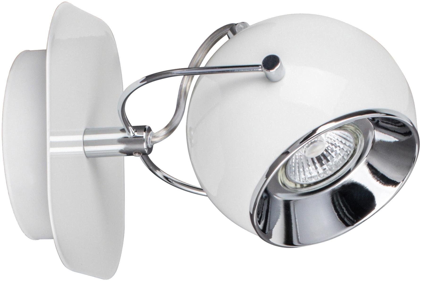 SPOT Light Wandleuchte »BALL«, 1 flammig-flammig, LED Leuchtmittel  Inklusive, schwenkbarer und flexibler Retrostrahler | BAUR