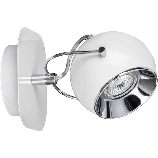 SPOT Light Wandleuchte »BALL«, 1 flammig-flammig, LED Leuchtmittel  Inklusive, schwenkbarer und flexibler Retrostrahler | BAUR