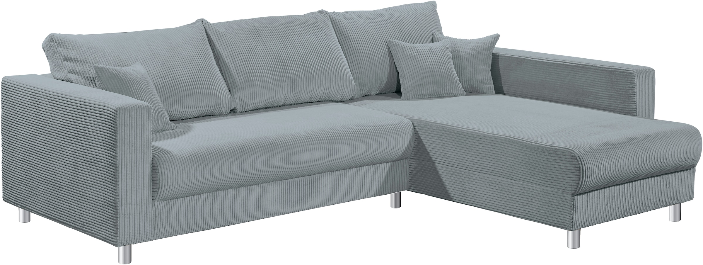 INOSIGN Ecksofa »153«, Inkl. Schlaffunktion und großen Strauraum