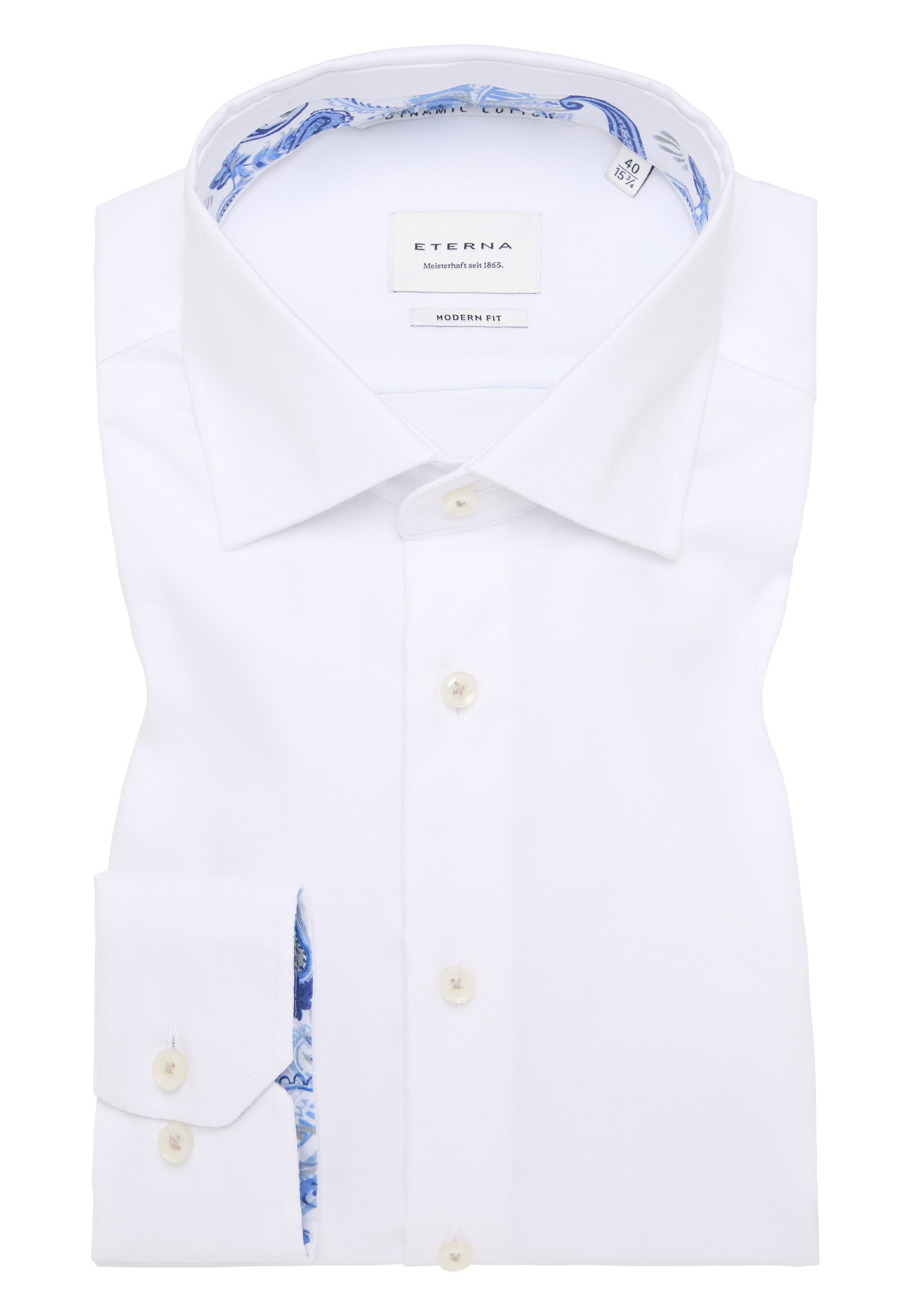 Eterna Langarmhemd »MODERN FIT«, NON IRON (bügelfrei)