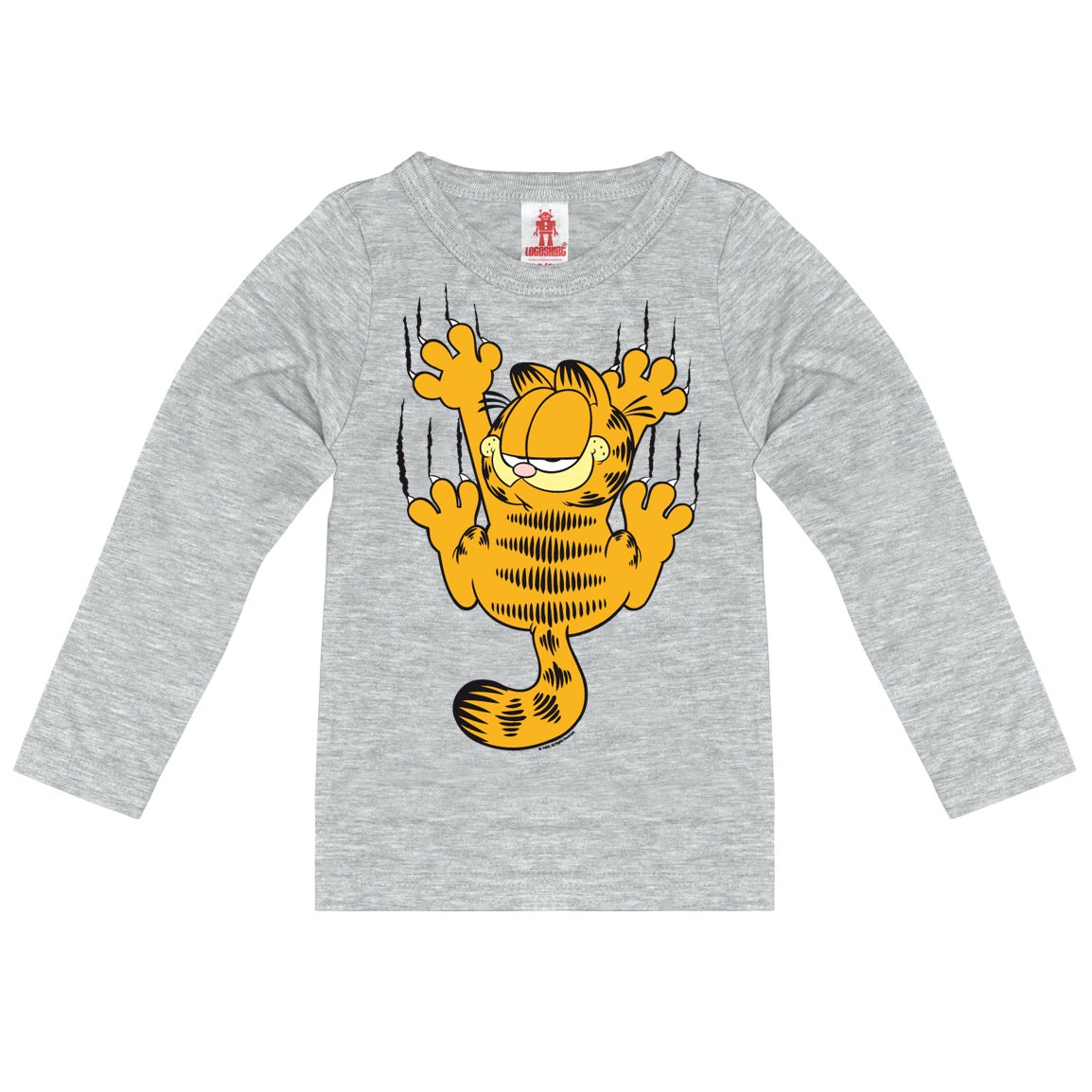 LOGOSHIRT Langarmshirt »Garfield«, BAUR | bestellen Frontprint mit lässigem