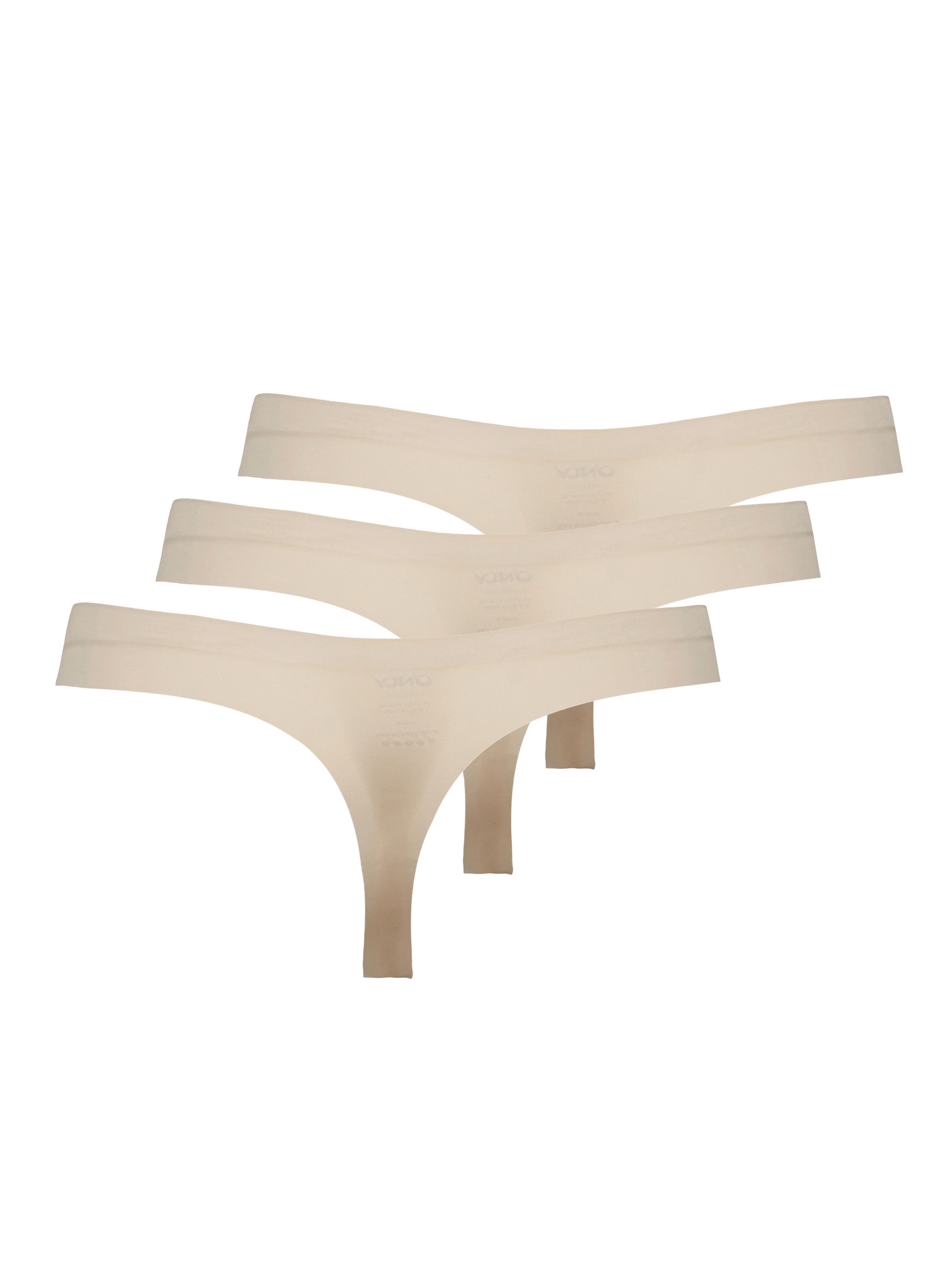 ONLY T-String »ONLTRACY BONDED THONG NOOS 3-PK«, (Packung, 3 St.)