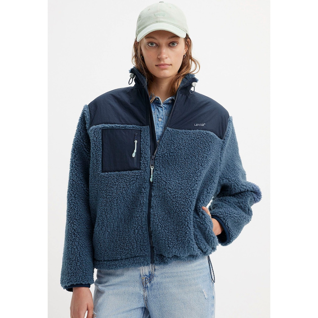 Levi's® Fellimitatjacke »CB BIG FOOT SHERPA BLUE«, warm und flauschig