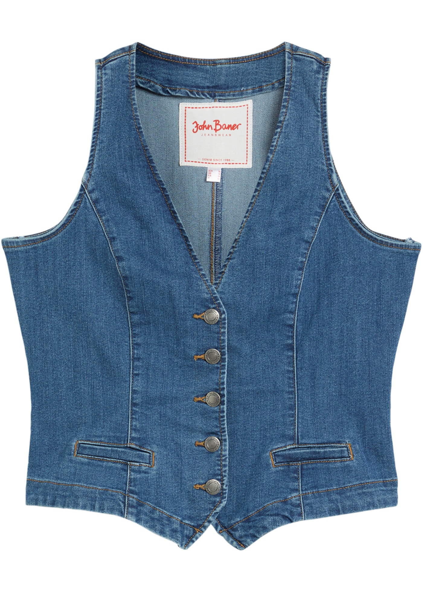 bonprix Jeansweste »Stretch-Jeansweste« Stretch-Jeansweste