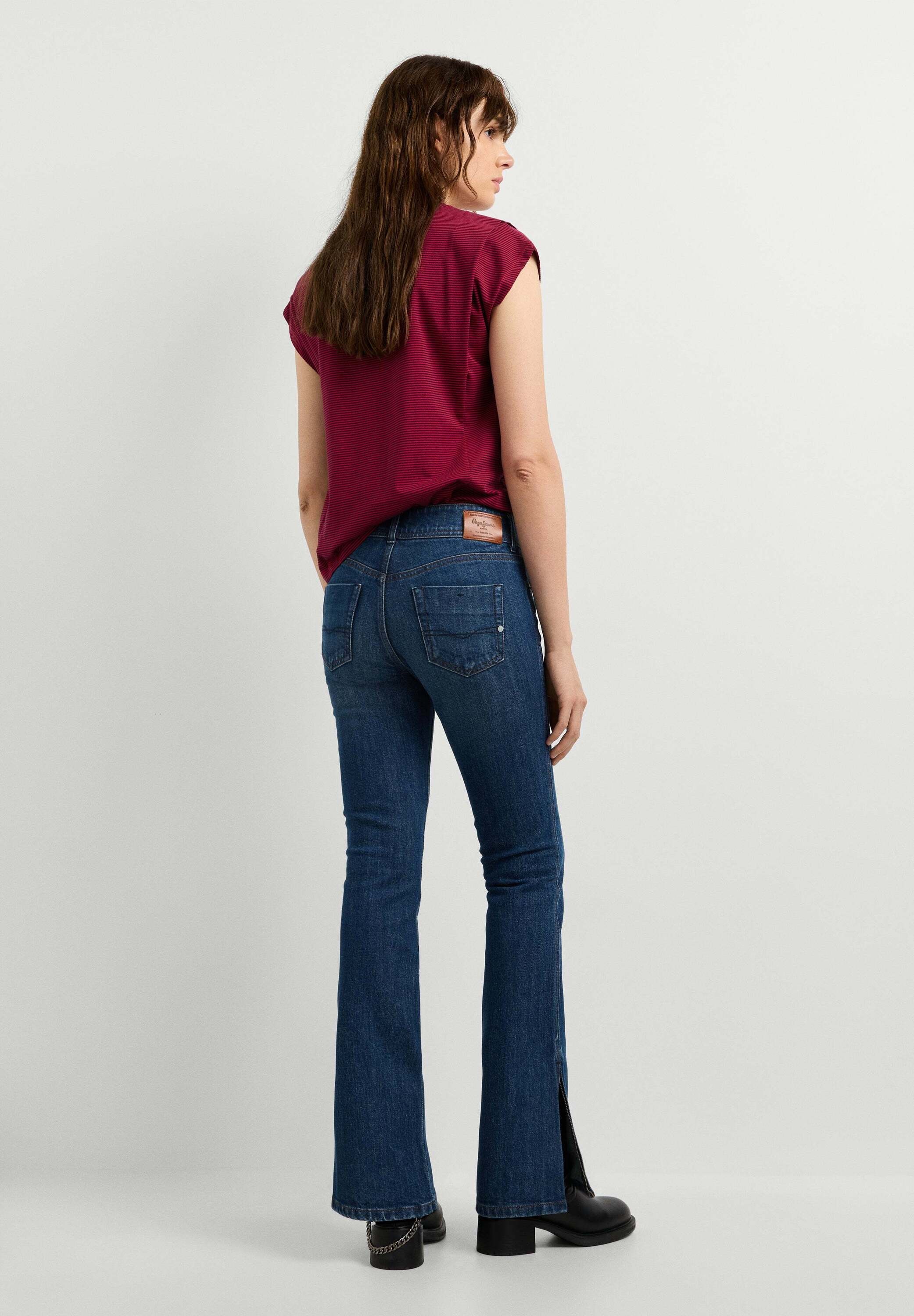 Pepe Jeans »bootcut fit jeans BOOTCUT MW PIPER BIKER«