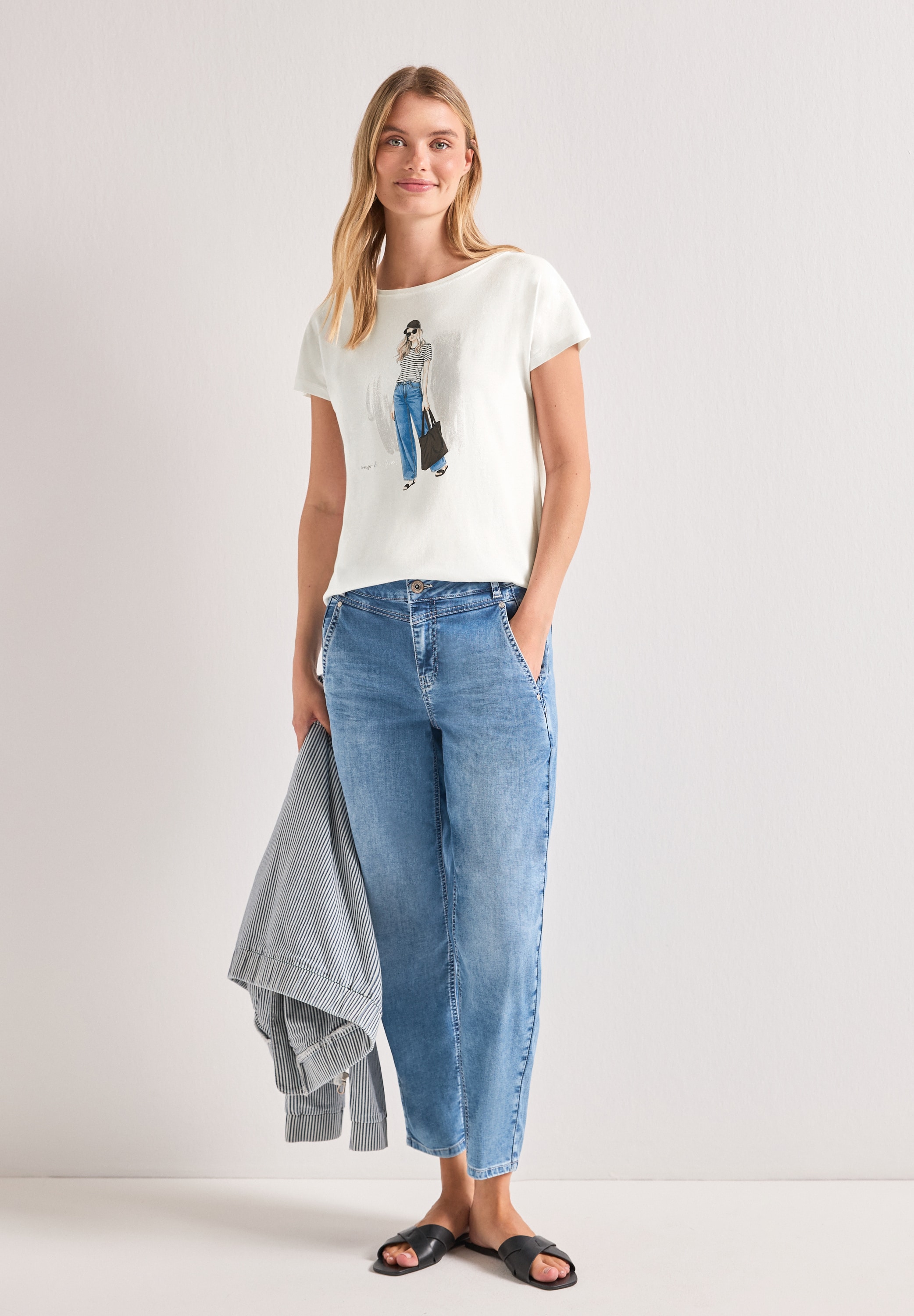 STREET ONE T-Shirt mit Frontprint
