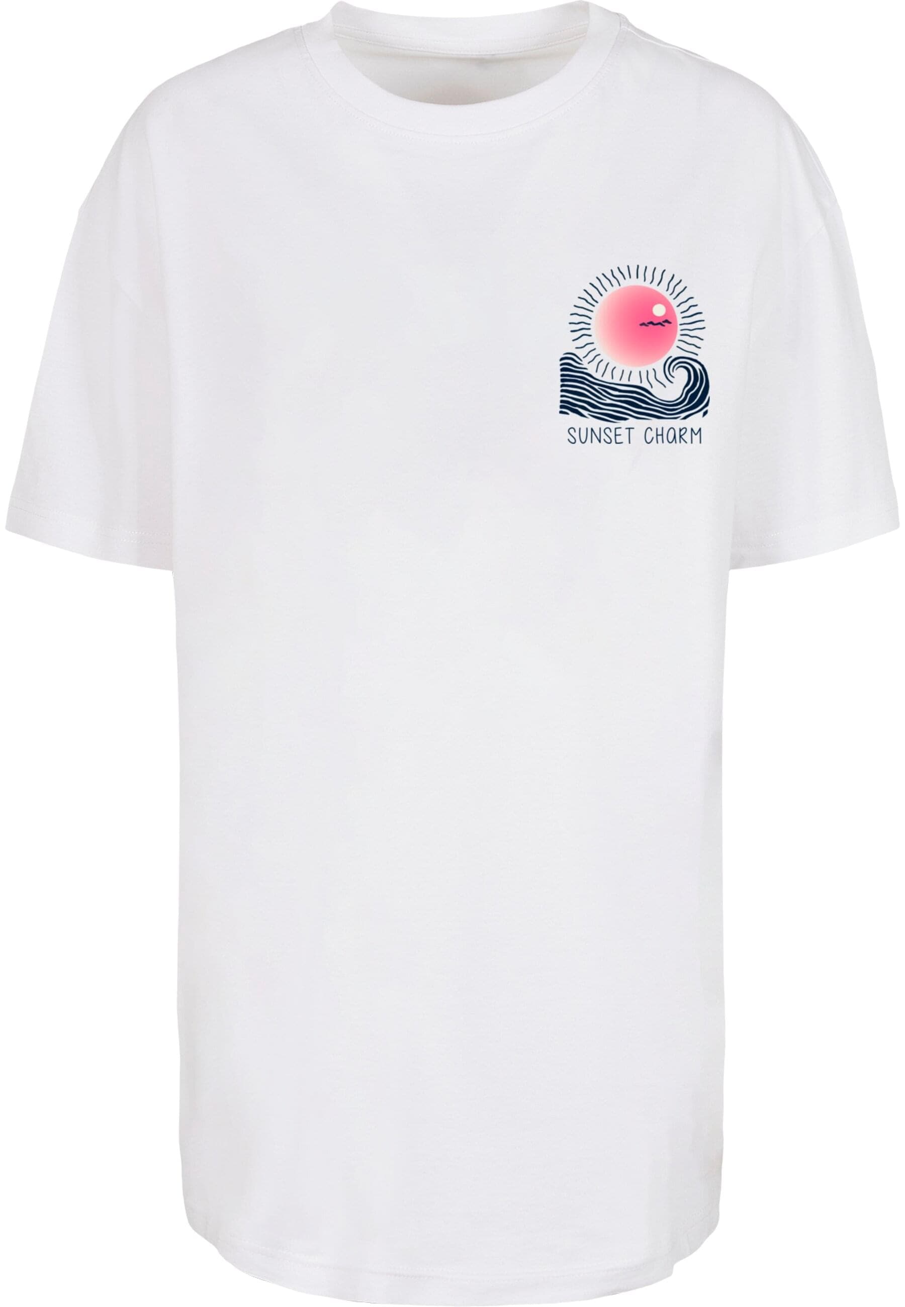 Merchcode T-Shirt "Merchcode Ladies Sunset Charm Oversized Tee", (1 tlg.) günstig online kaufen