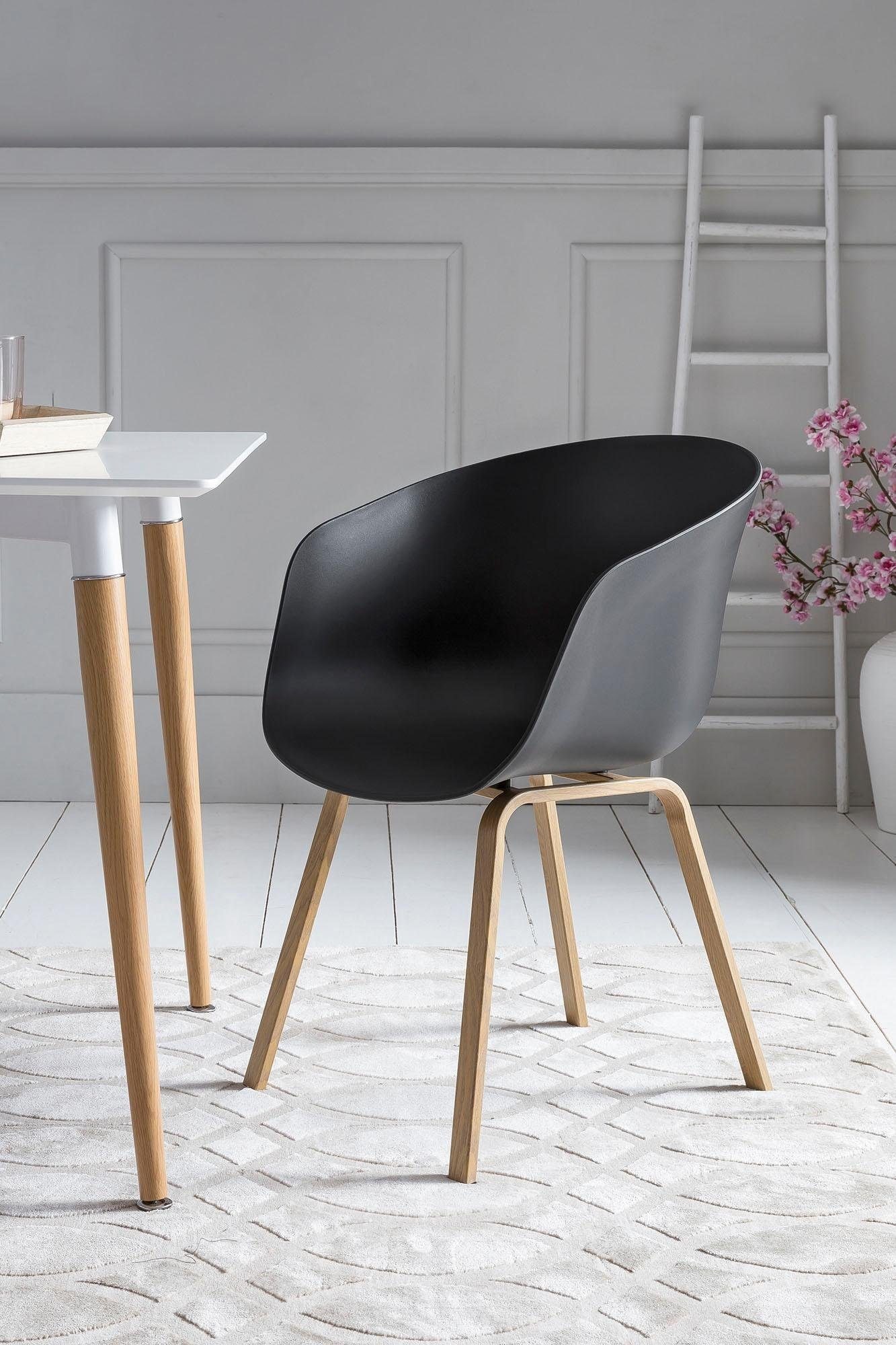 SalesFever Schalenstuhl "Lund Designer Esszimmerstuhl im 2er-Set" (Set) 2 S günstig online kaufen