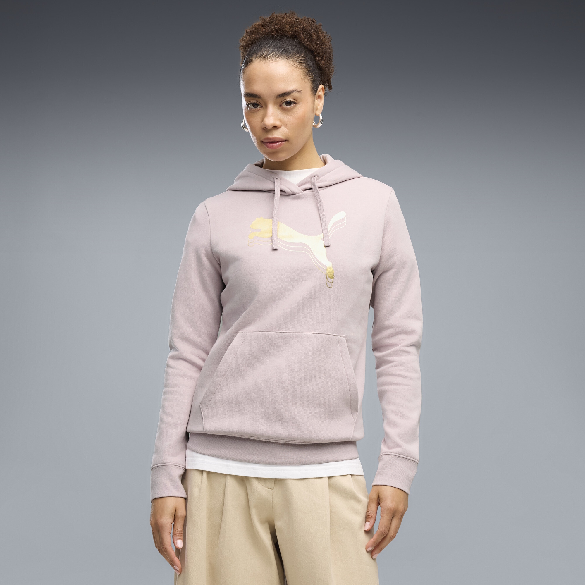 PUMA Hoodie »ESS METALLIC Hoodie Damen«
