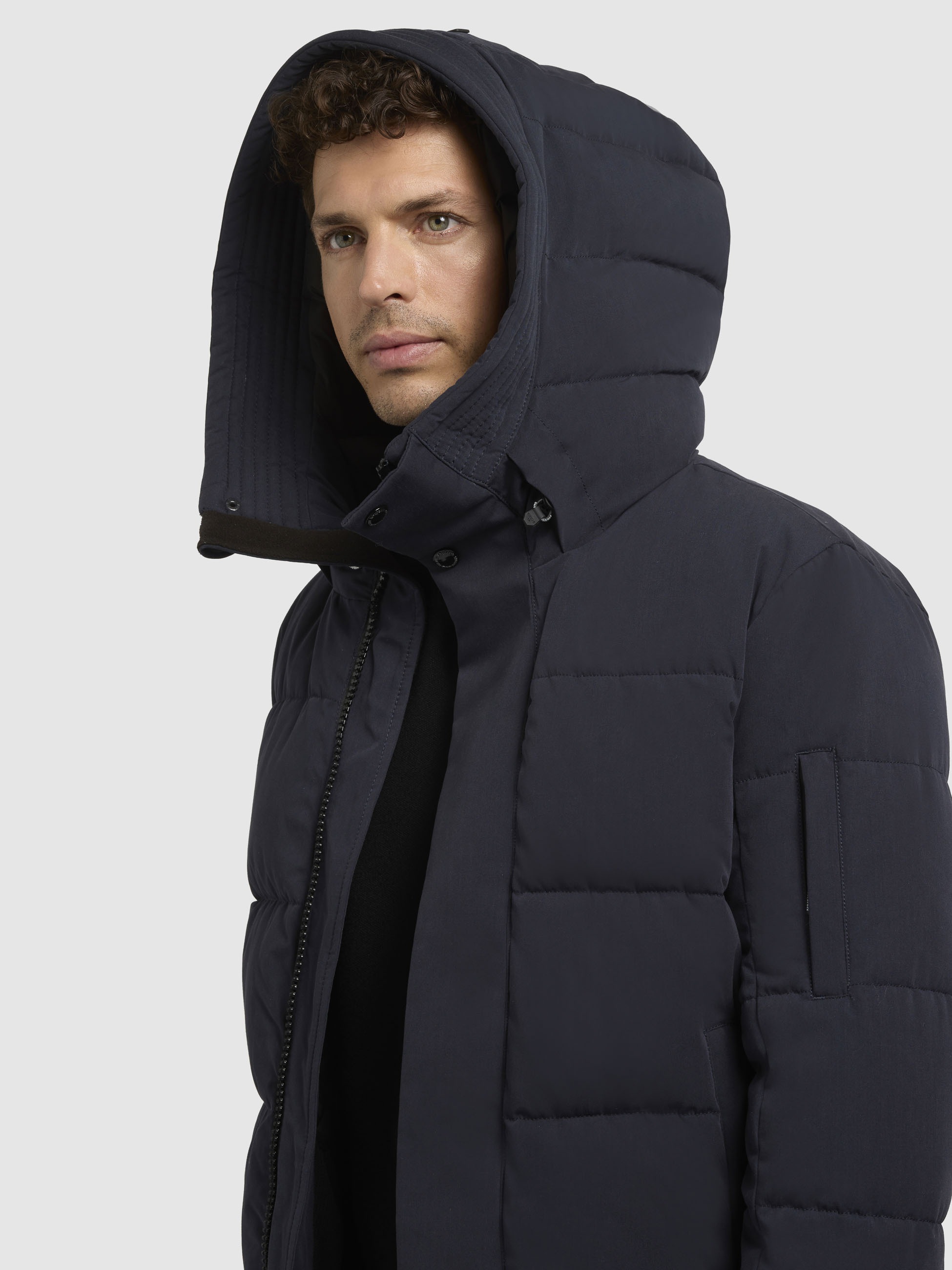 khujo Steppjacke »BARD«, mit Kapuze