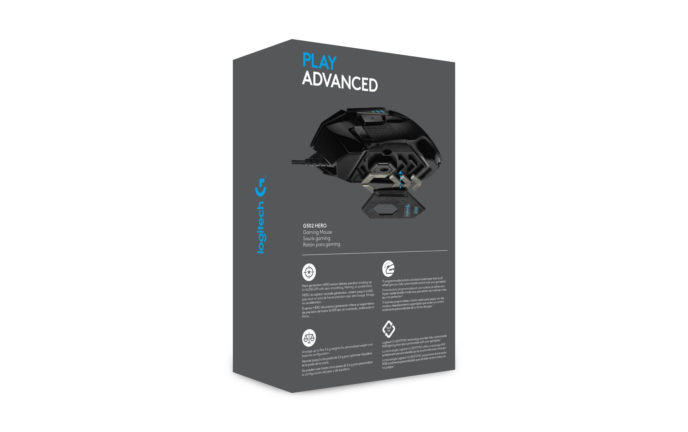 Logitech Gaming-Maus »G502 HERO« kabelgebunden