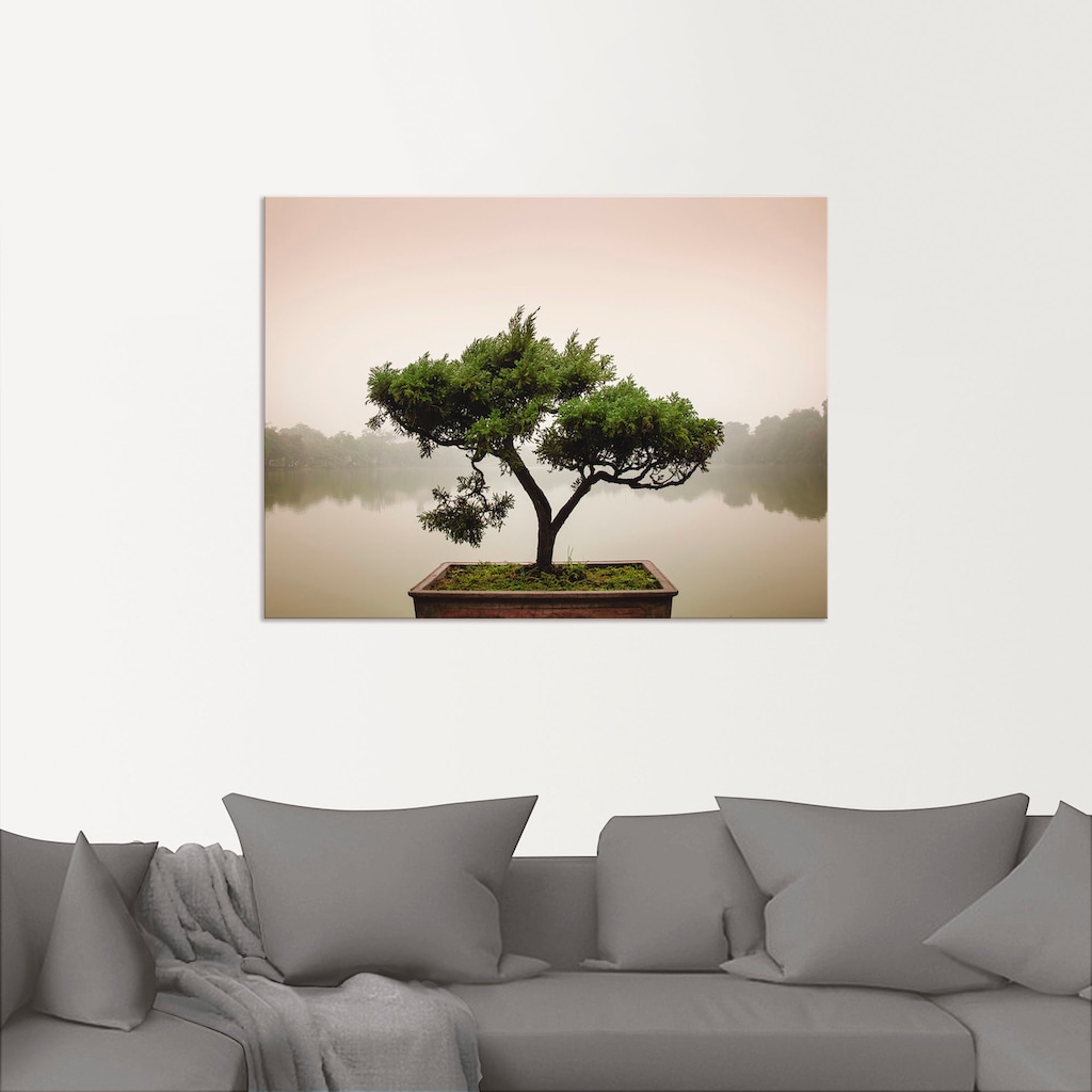 Artland Wandbild »Chinesischer Bonsaibaum«, Bäume, (1 St.)