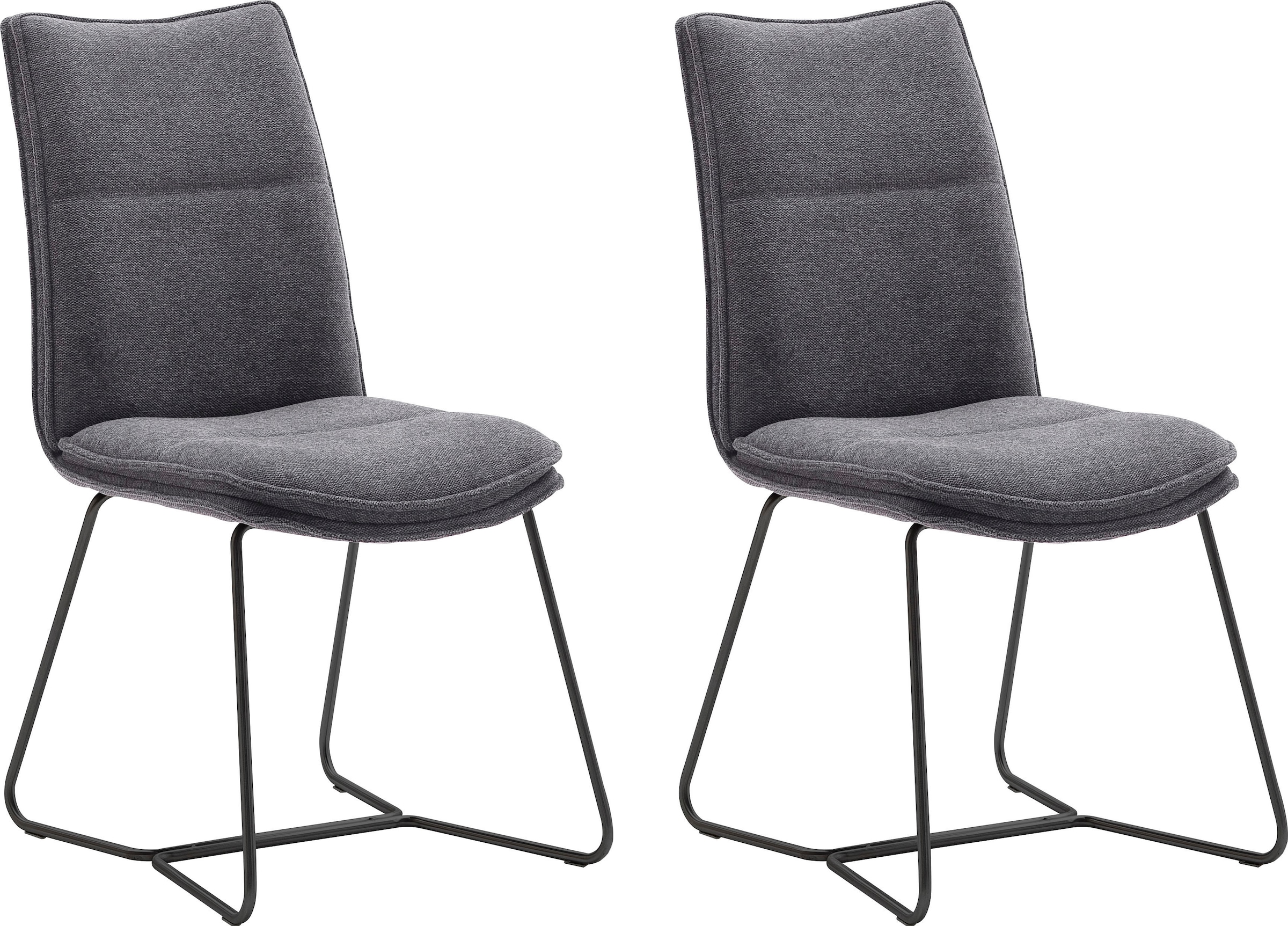 MCA furniture Stuhl "Hampton", (Set), 2 St., Chenilleoptik, 2er Set, mit Gr günstig online kaufen