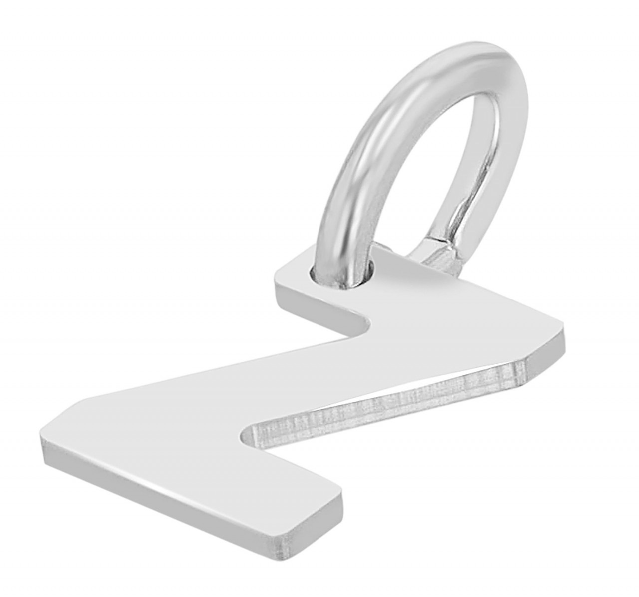 Adelia´s Kettenanhänger »stylischer Buchstabe Anhänger aus 925 Sterling Silber«