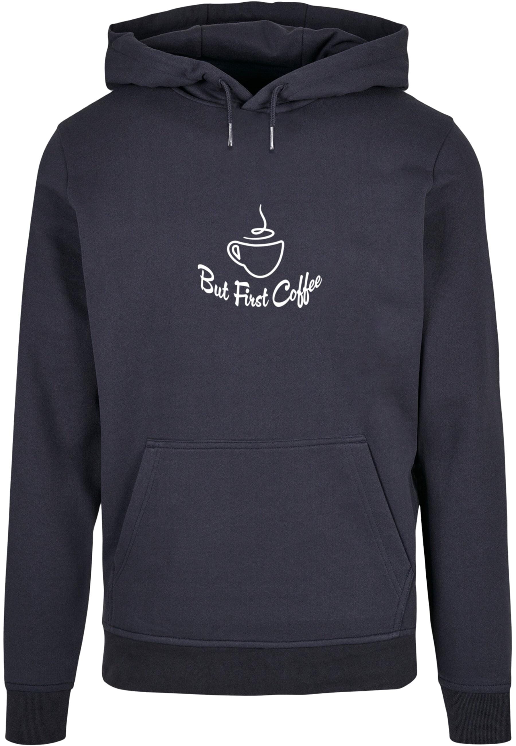 Kapuzensweatshirt »Merchcode Herren But First Coffee Basic Hoody«, (1 tlg.)