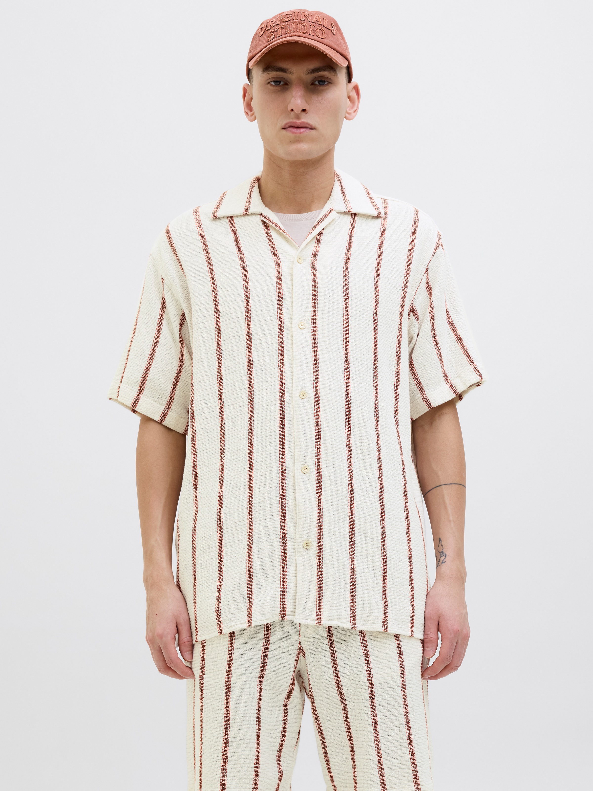 Jack & Jones Kurzarmhemd JORCOBA STRIPE RESORT SHIRT SS SN günstig online kaufen