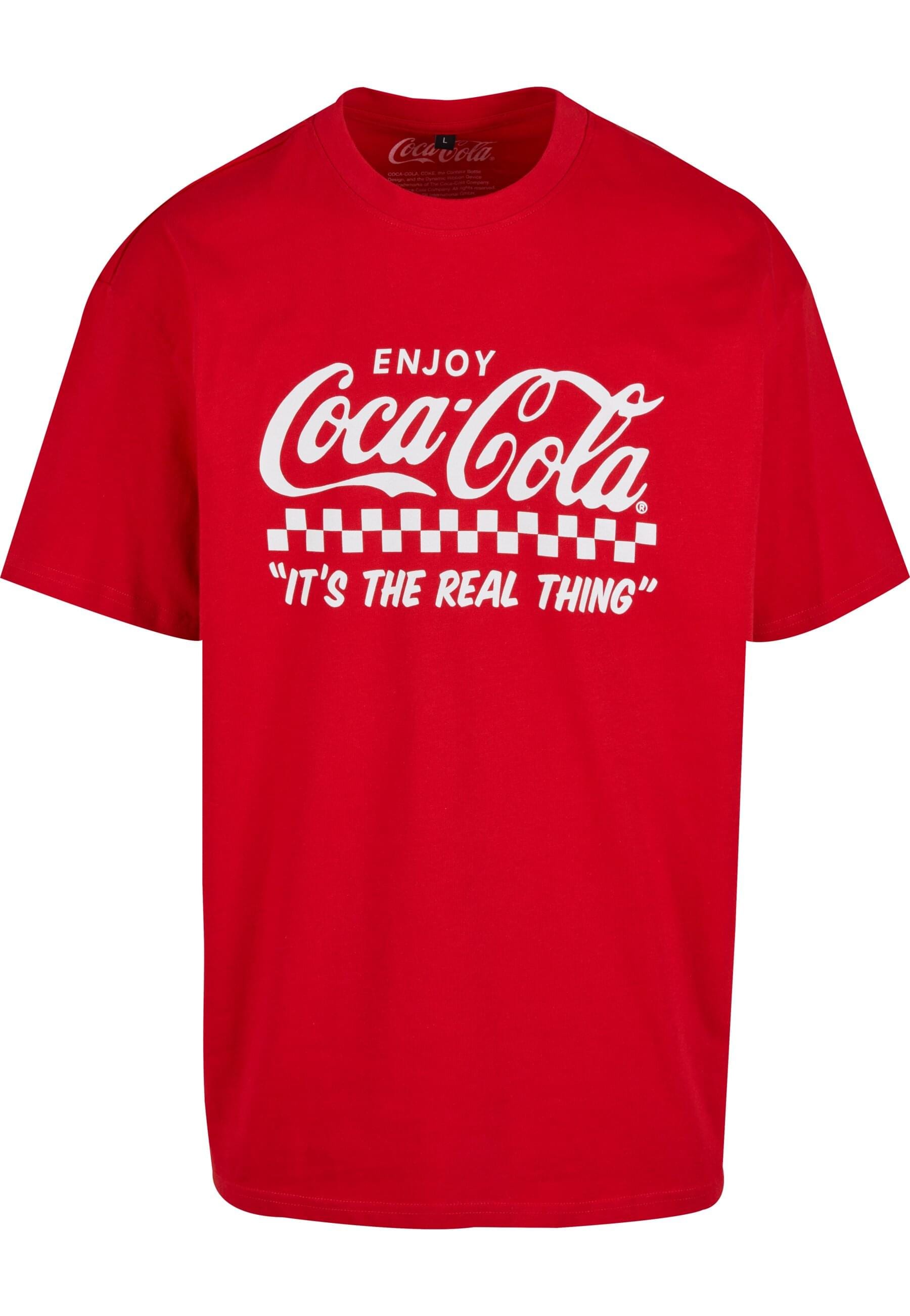 Merchcode T-Shirt "Merchcode Coca Cola Enjoy Coke Oversize Tee" 1 Stk. tlg. günstig online kaufen