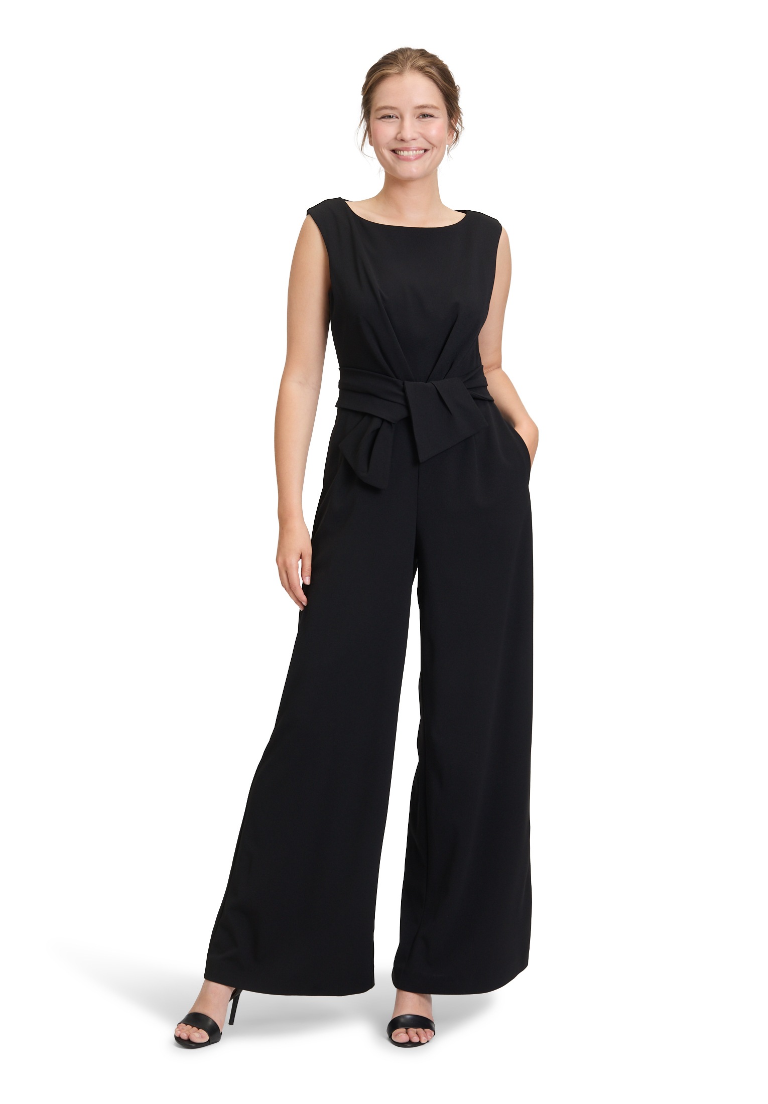 Vera Mont Overall "Vera Mont Jumpsuit mit weitem Bein", (1 tlg.), Bunddetai günstig online kaufen