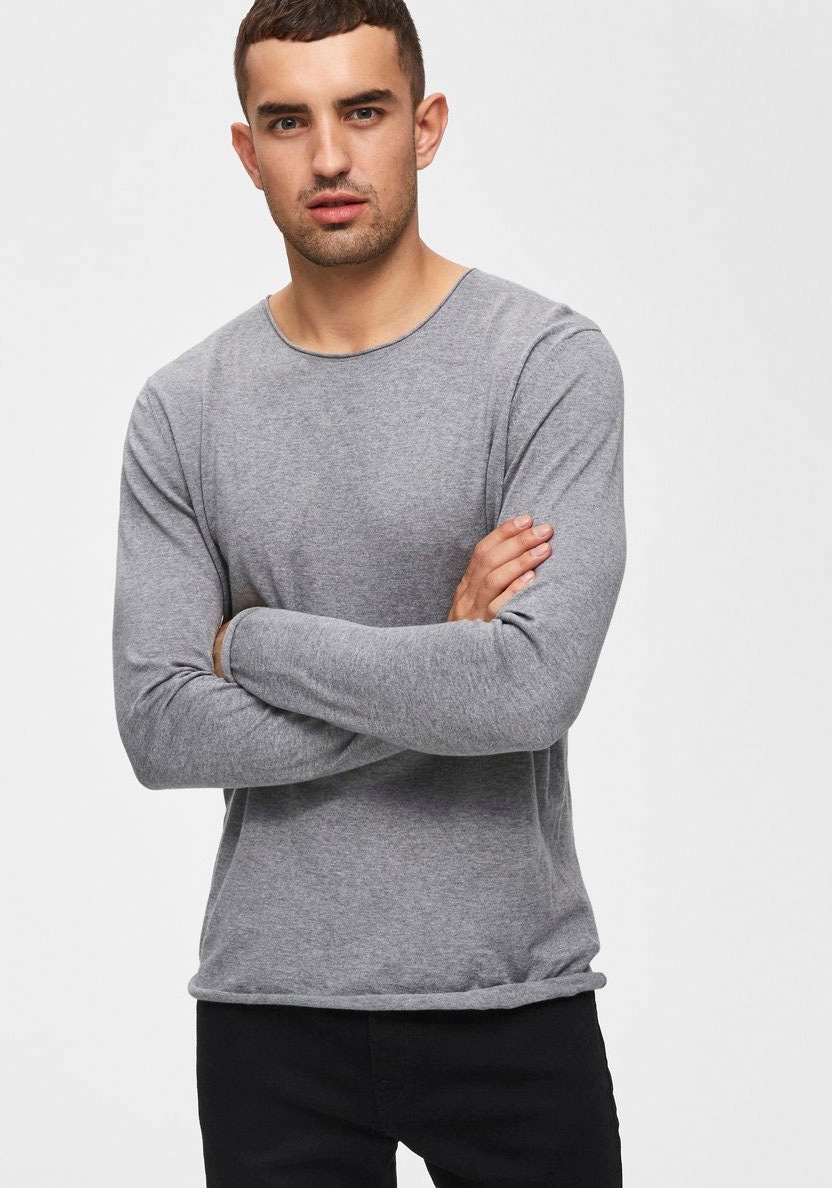 SELECTED HOMME Rundhalspullover »DOME CREW NECK«