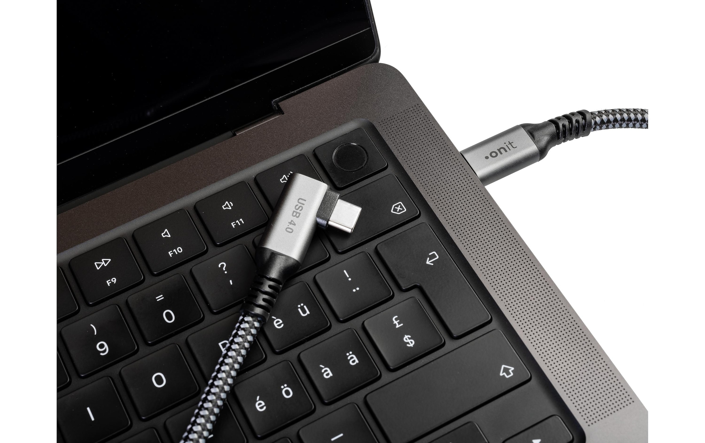 onit USB-Kabel »Pro USB C - USB C 3 m, Abgewinkelt« 30 cm