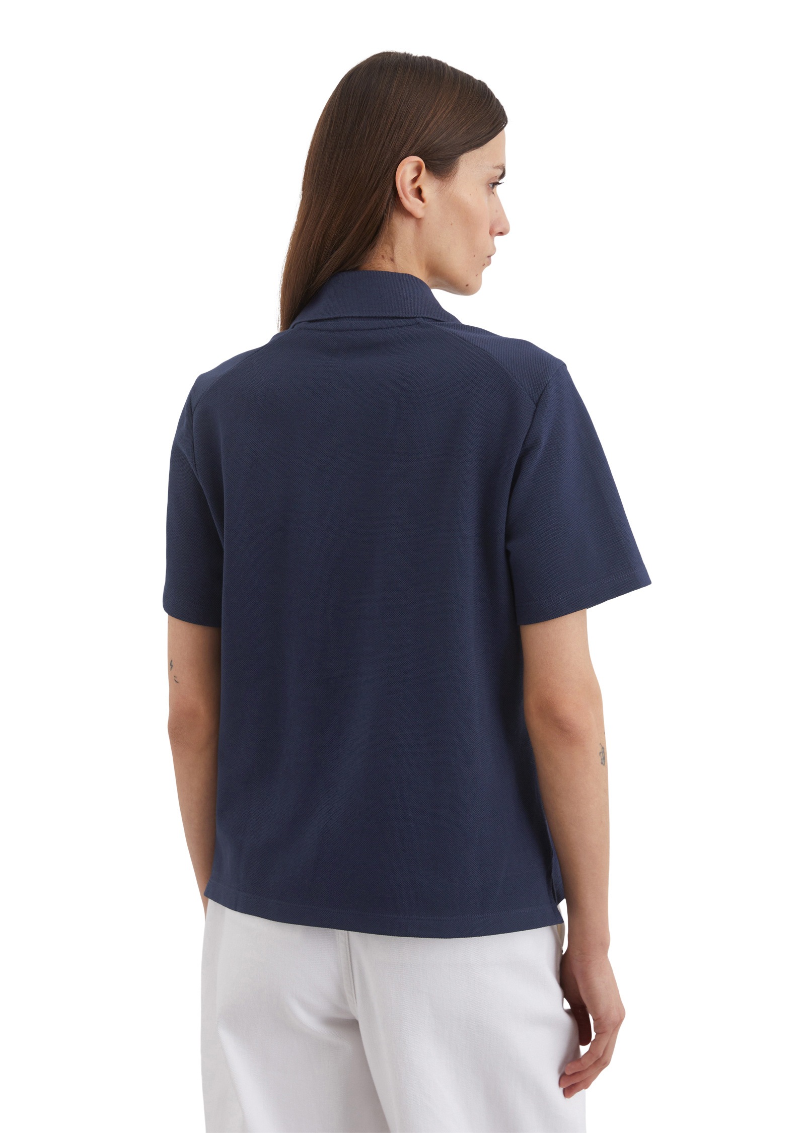 Marc O'Polo Poloshirt »mit Honeycomb-Struktur«