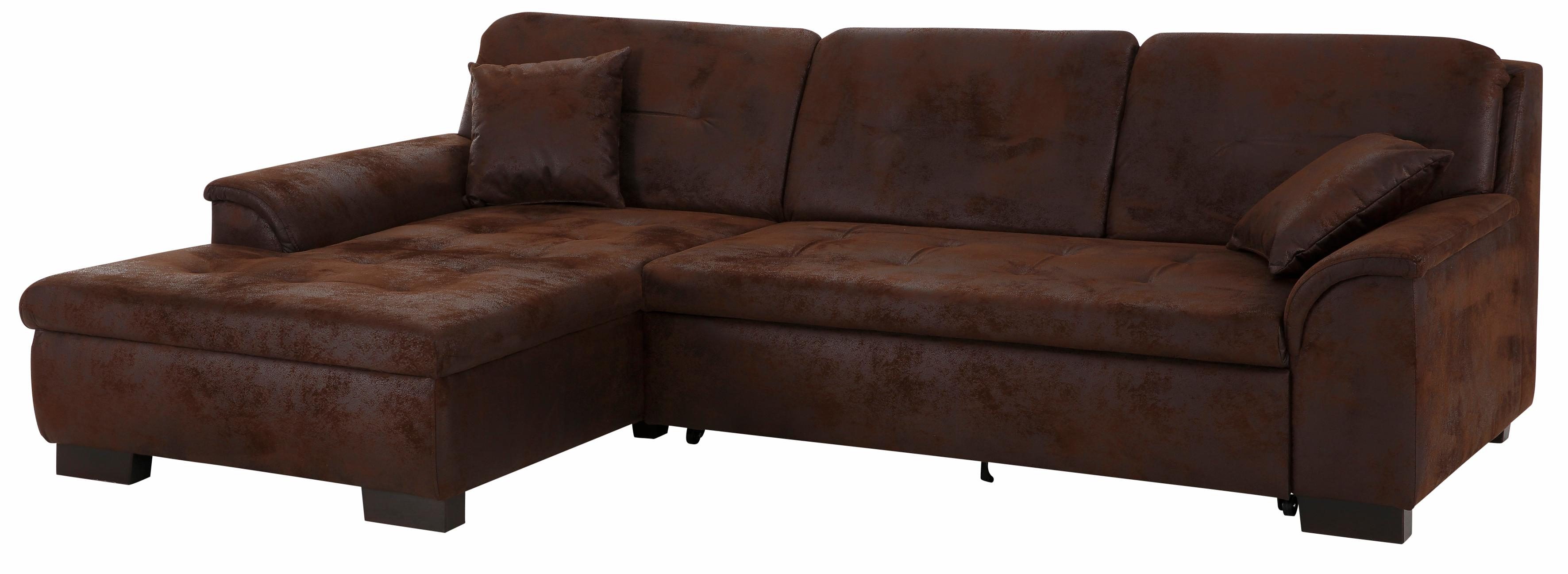 Home affaire Ecksofa "BERGEN 267x178 cm, elegantes Design" whlw. mit Bettfunktion L-Form