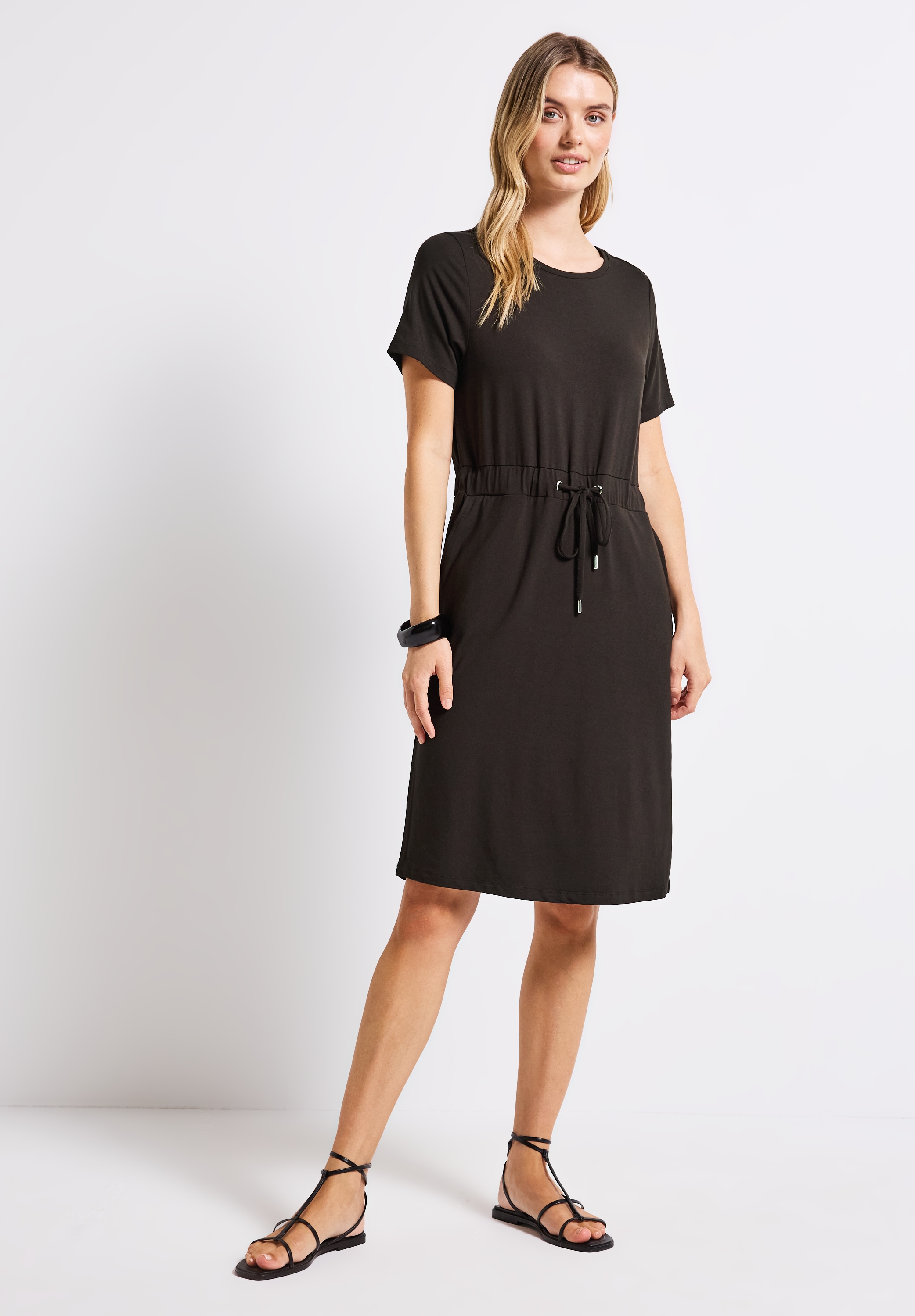 STREET ONE Jerseykleid, mit Tunnelzug an der Taille