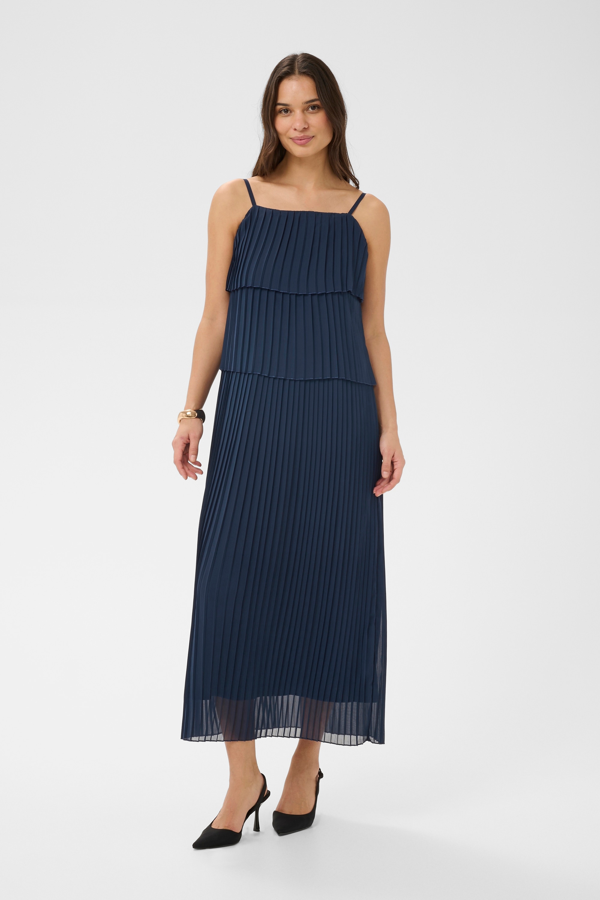 KAFFE Midikleid »Damen Kleid KAkiera«