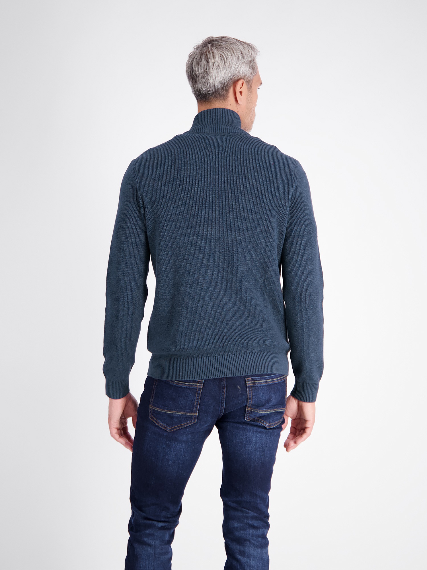 LERROS Strickjacke »Strickjacke im Casual-Stil aus hochwertiger Baumwolle«