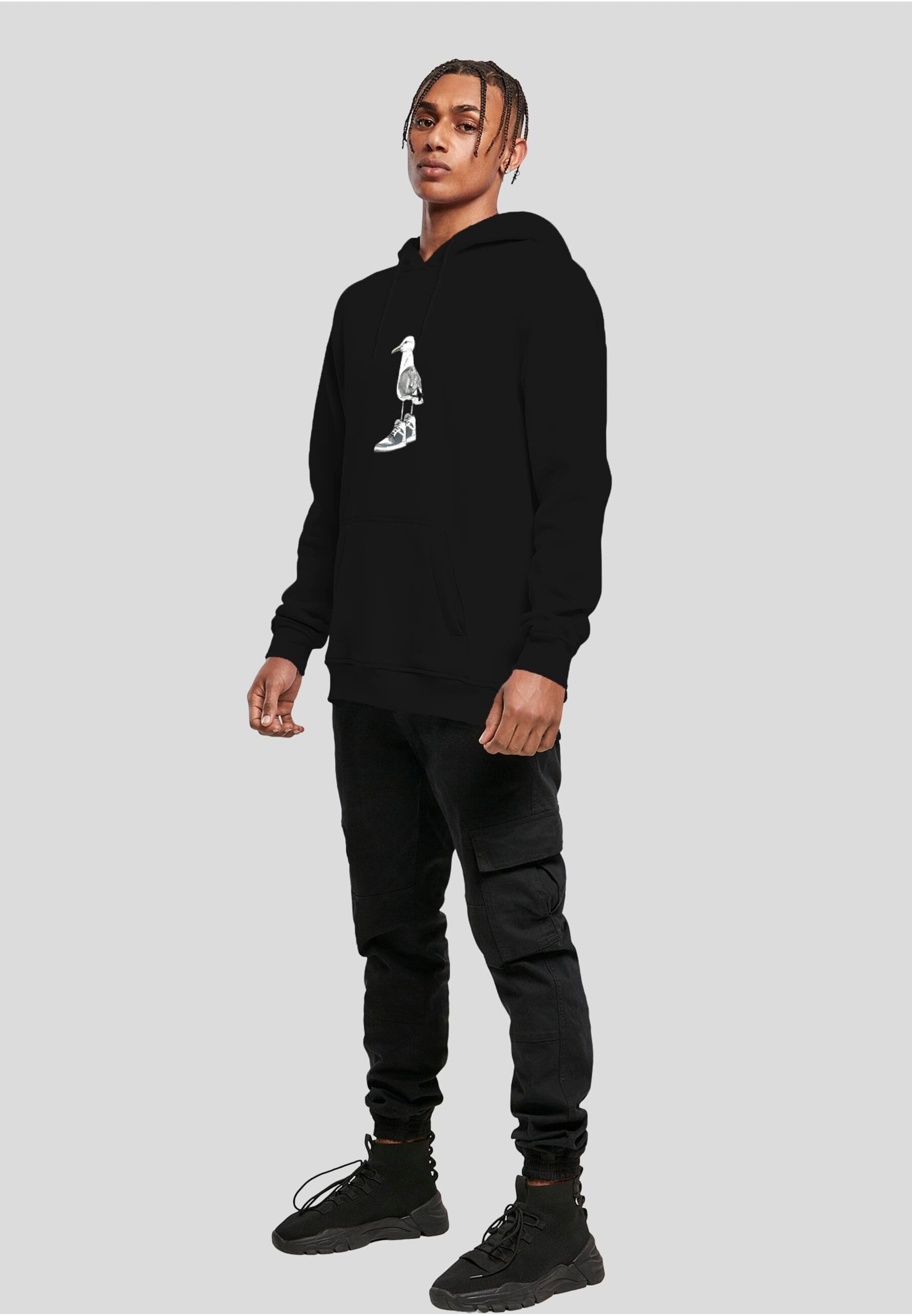 MisterTee Kapuzensweatshirt »MisterTee Herren Seagull Sneakers Hoody«, (1 tlg.)