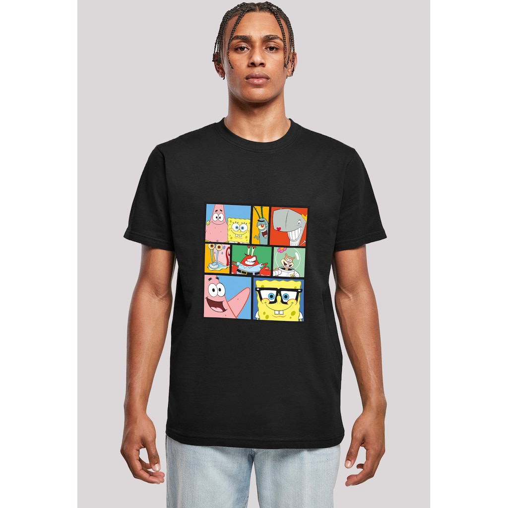 F4NT4STIC T-Shirt »Spongebob Schwammkopf Collage«