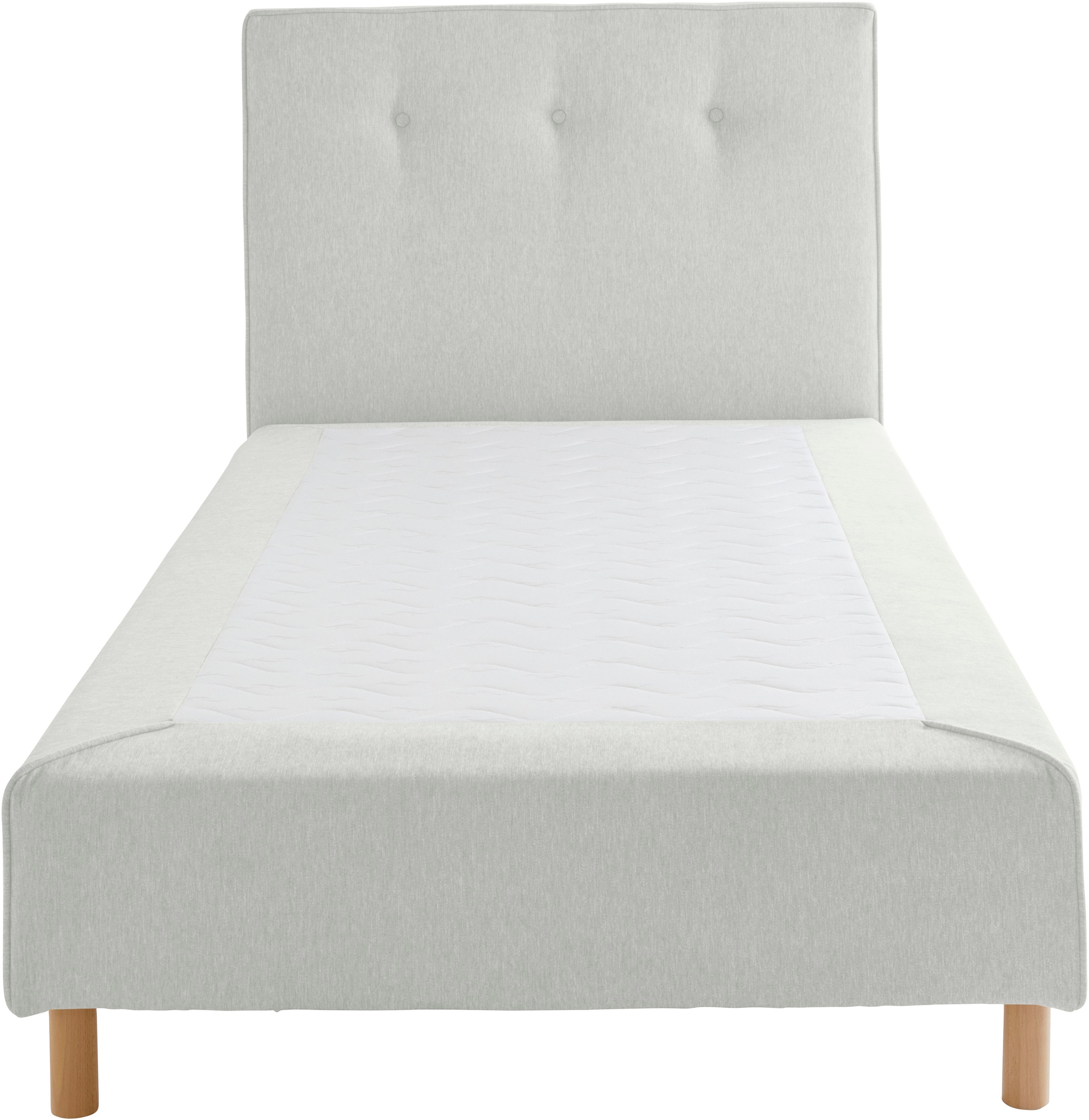 Home affaire Boxspringbett »Heimatblick 100x200cm beliebig erweiterbar zu Doppel- und Familienbett«, Einzelbett, Hotelbett erhältlich in H2,H3 & H4