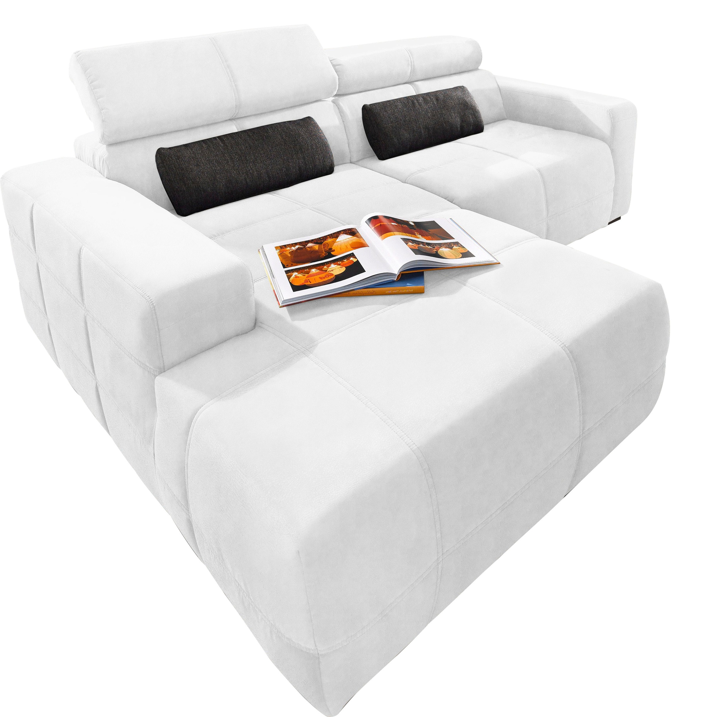 DOMO collection Ecksofa "Brandon kleine Ausführung B/T/H: 214/100/80 cm", M günstig online kaufen