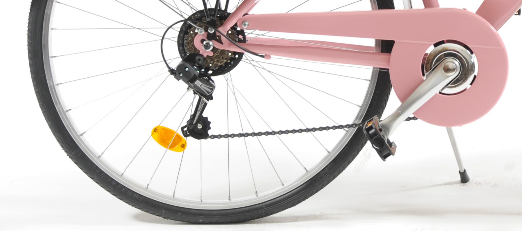 VENICE - I love Italy Cityrad »Citybike 605 Lady«, 6 Gang, Kettenschaltung, für Damen, Kettenschaltung