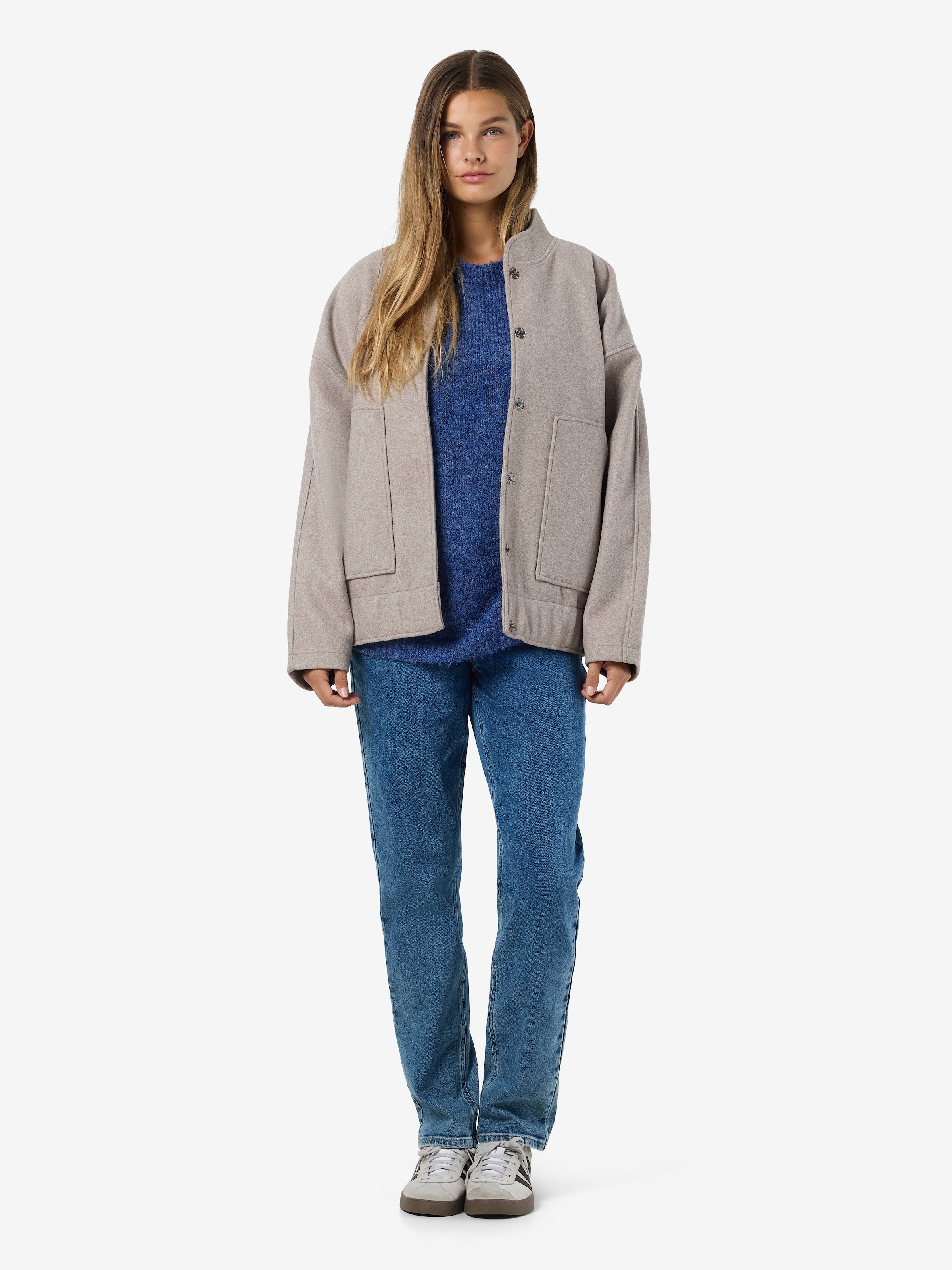 Noisy may Blusenjacke »NMHALSTON L/S BOMBER JACKET WVN NOOS«