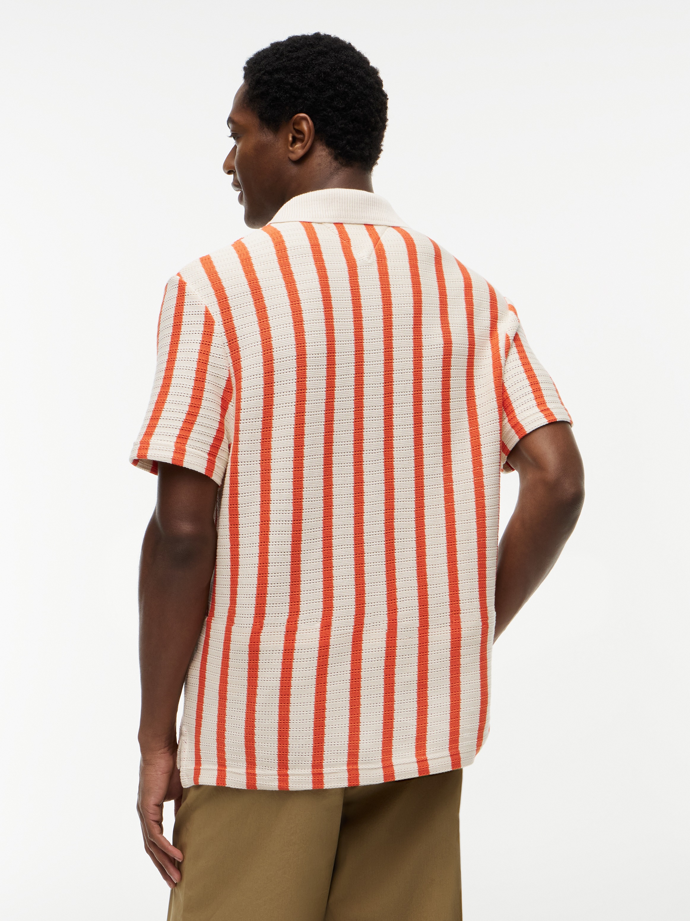 Tommy Hilfiger Poloshirt »OPEN KNIT RELAXED FIT POLO« aus Lochstrick, relaxed