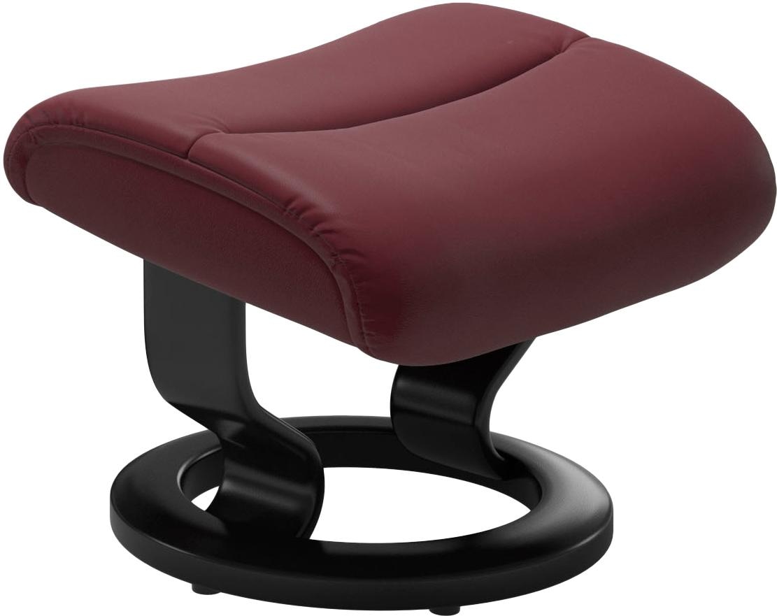 Stressless® Relaxsessel »View«, (Set, Relaxsessel mit Hocker), mit Classic Base, Größe M,Gestell Schwarz