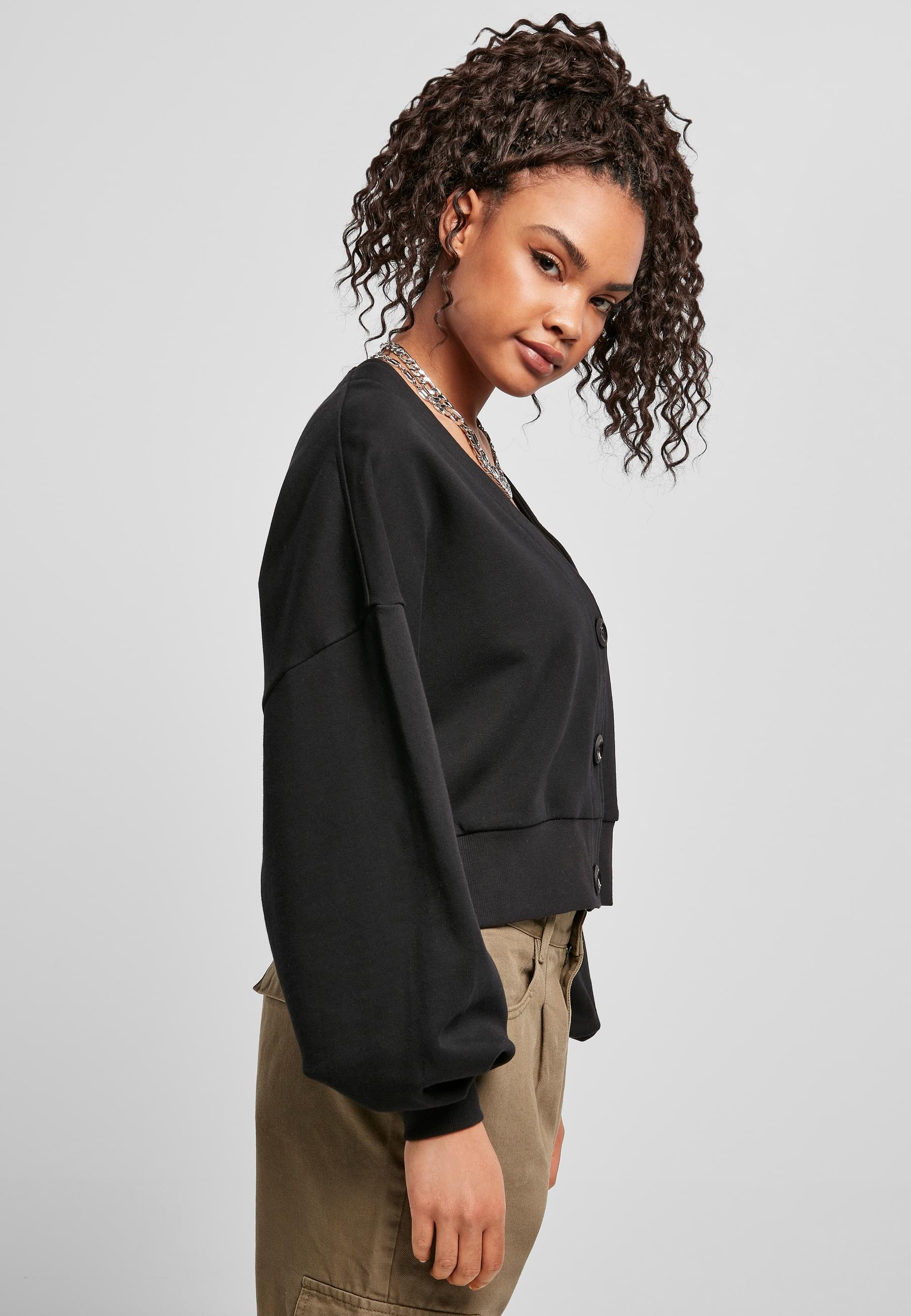 URBAN CLASSICS Sweatjacke »Urban Classics Damen«
