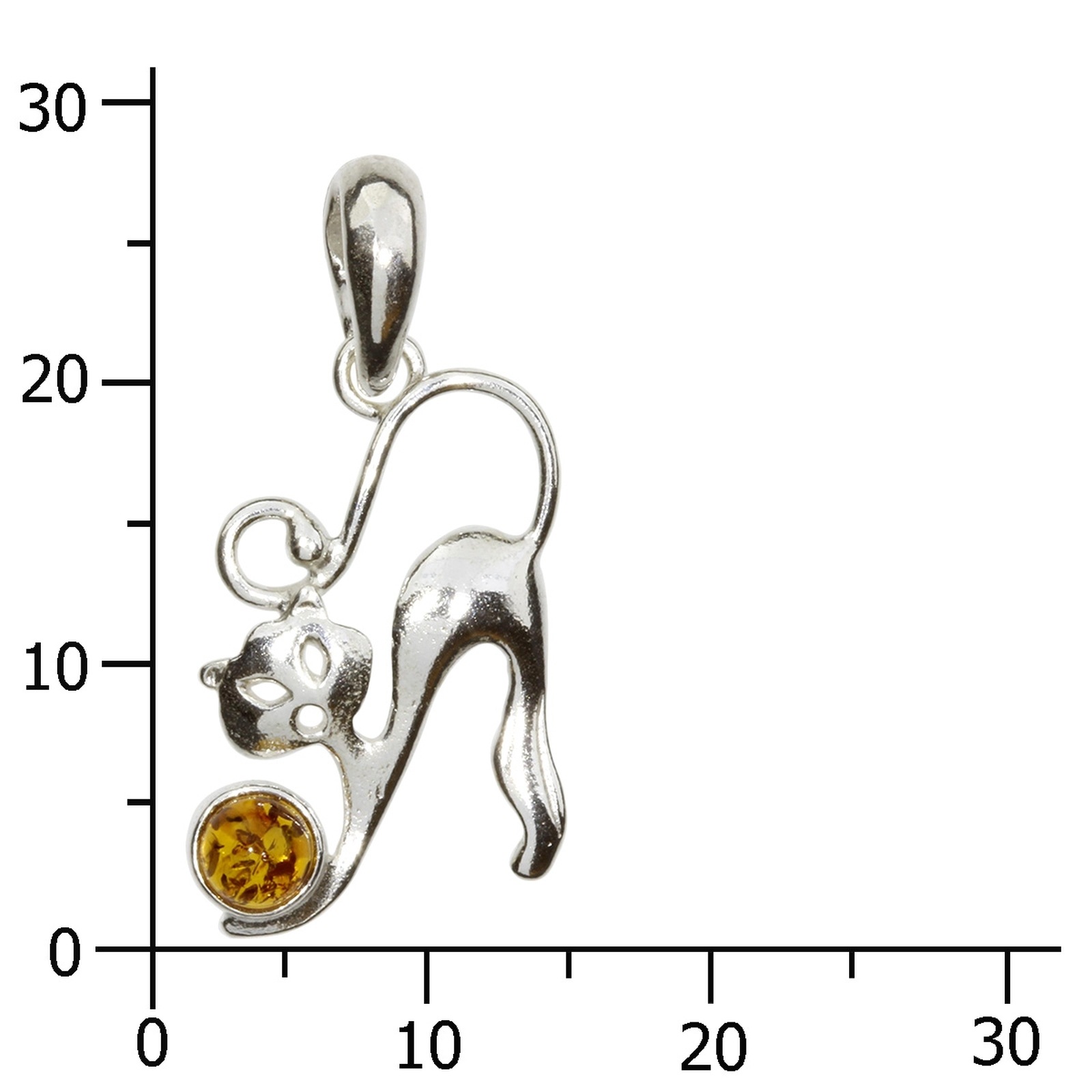 OSTSEE-SCHMUCK Kettenanhänger »Ostsee-Schmuck Anhänger Katze Anhänger Katze«, (1 tlg.)