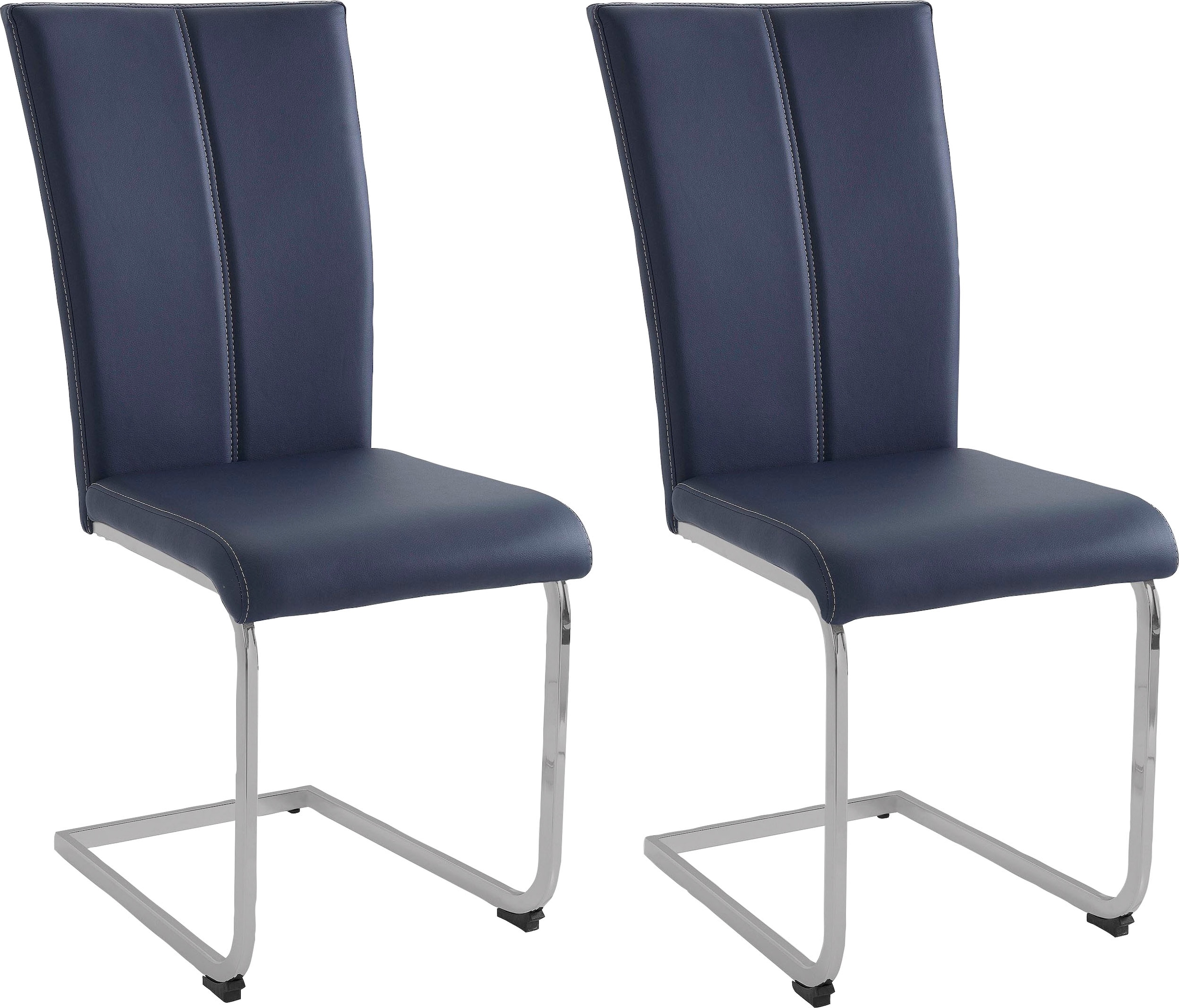 Home affaire Freischwinger "Nils" (Set) 2 Stk. Kunstleder Stuhl belastbar b günstig online kaufen