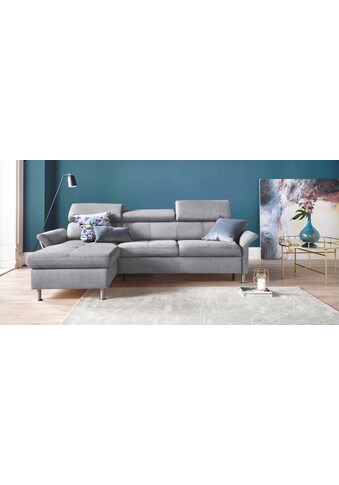 exxpo - sofa fashion Ecksofa »Maretto« ir Kopf- ilgio Rücke...