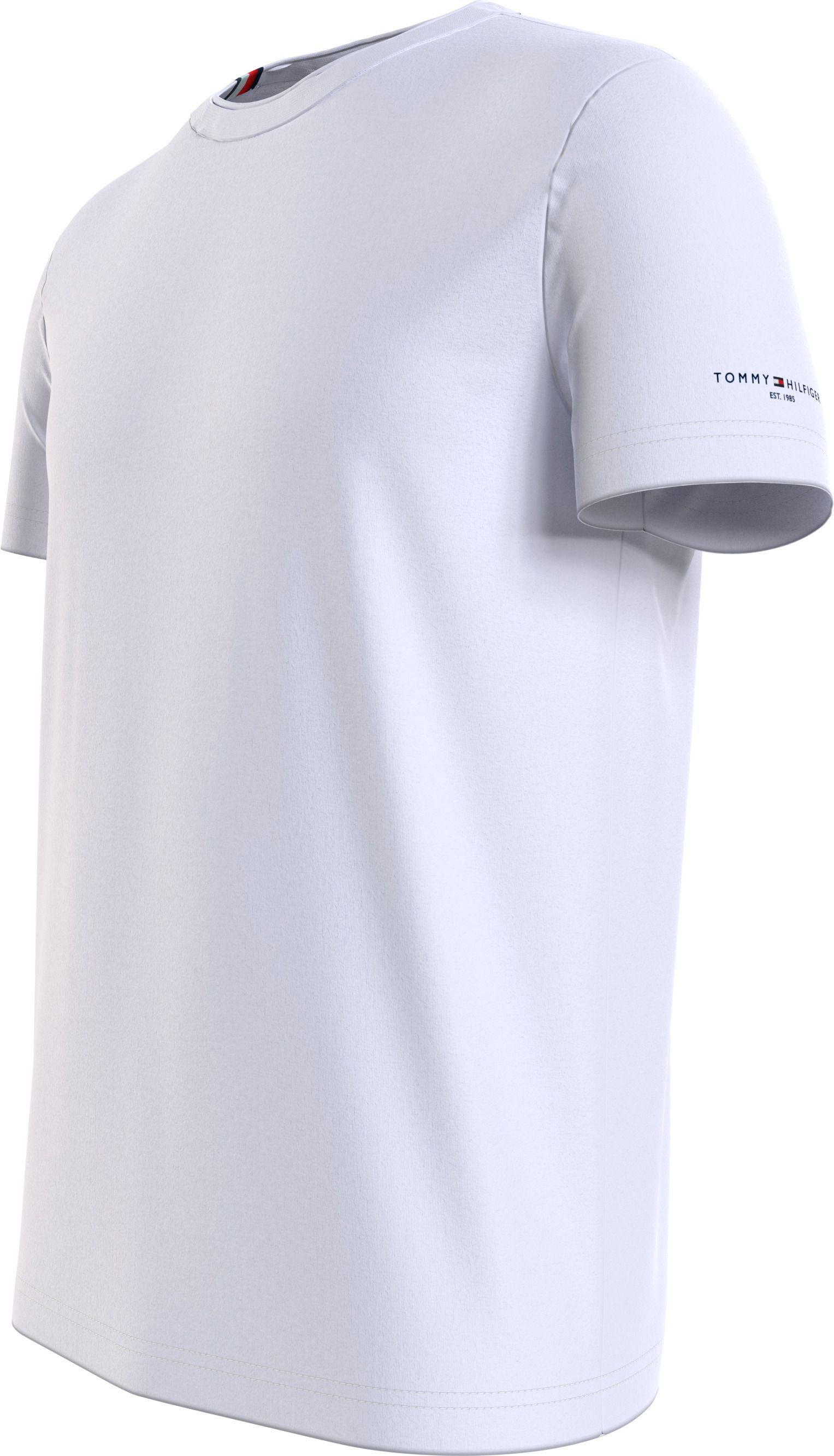 Tommy Hilfiger T-Shirt »TOMMY BAUR SLEEVE Arm am TEE«, ▷ | bestellen LOGO Logoschriftzug mit