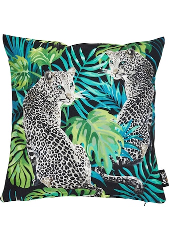 Dekokissen »Velour Print Leopard«